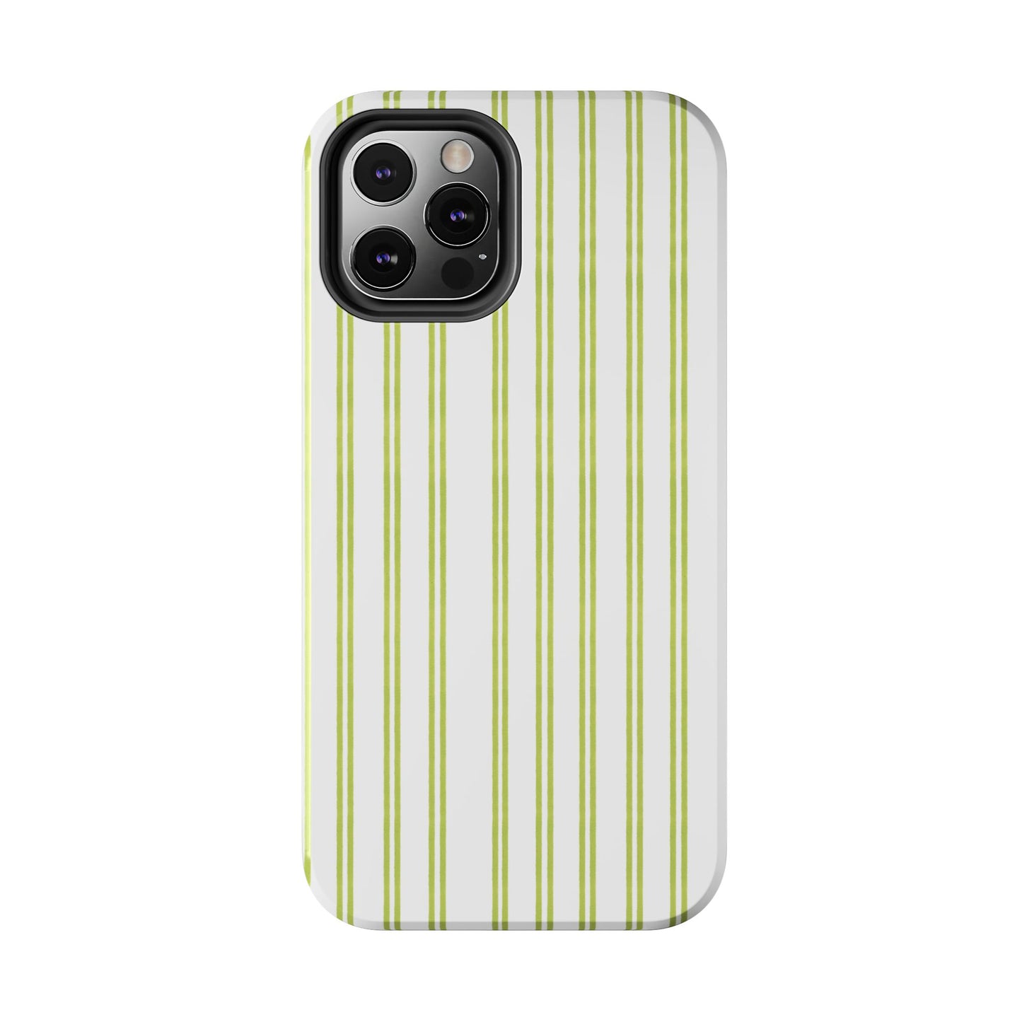Green Double Stripe Phone Case