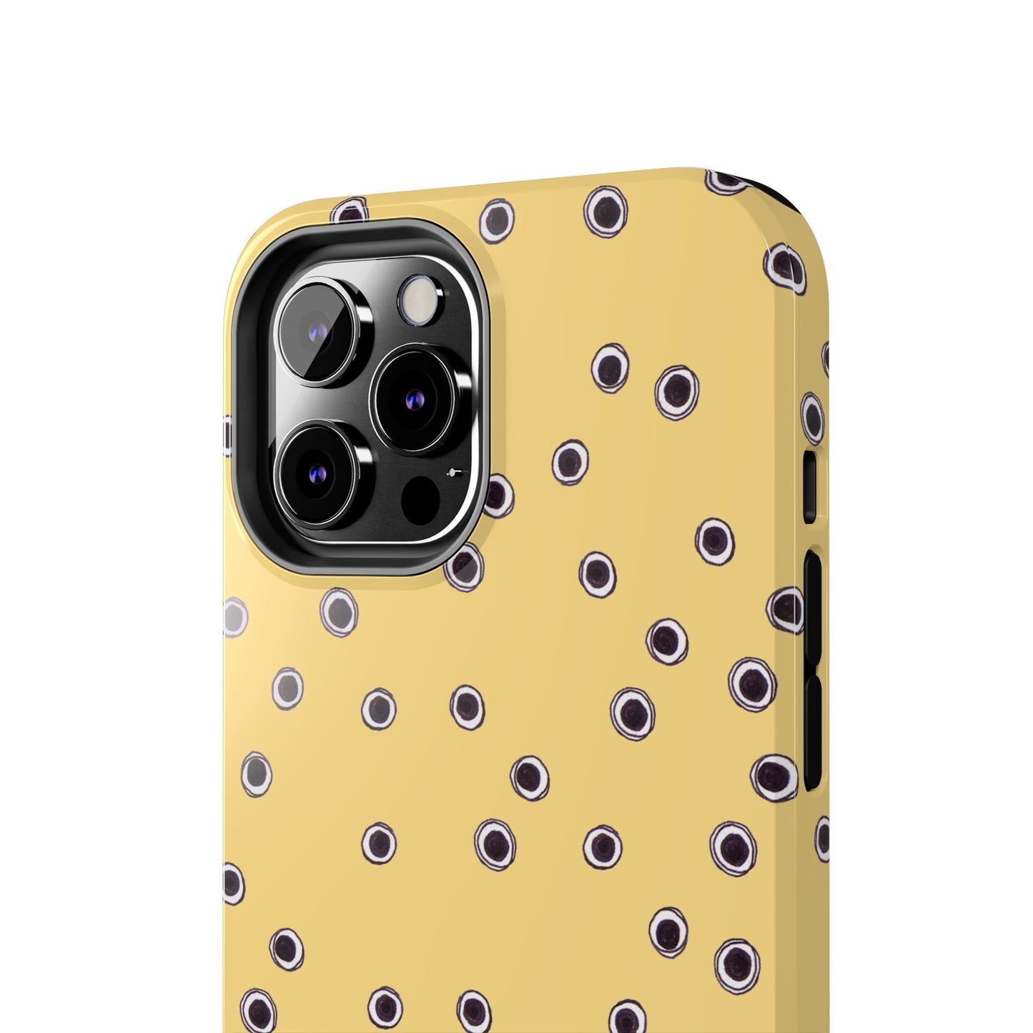 Halo Dots Yellow Phone Case
