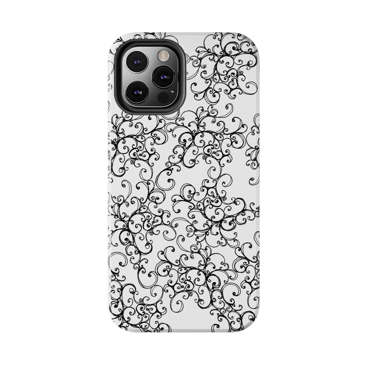 Poodle Scroll Phone Case