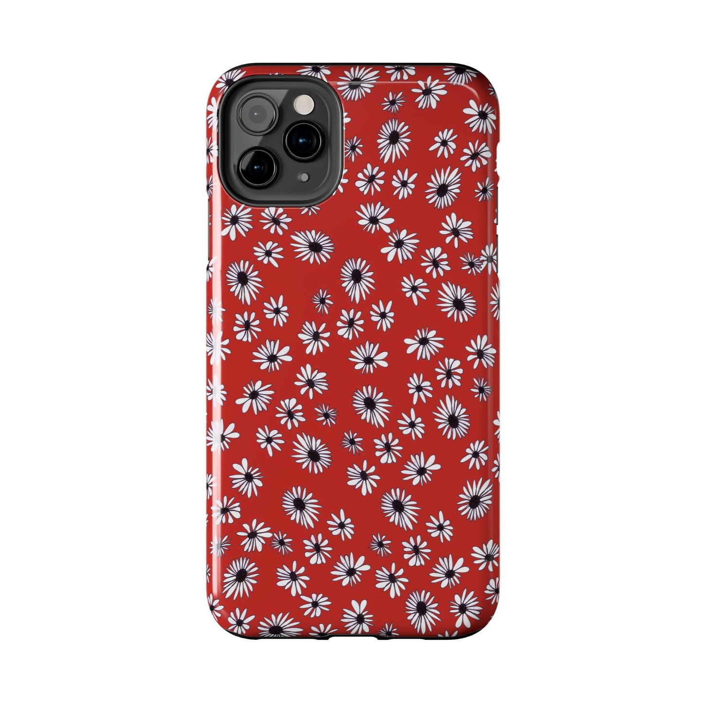 Random Daisy Red / White Phone Case