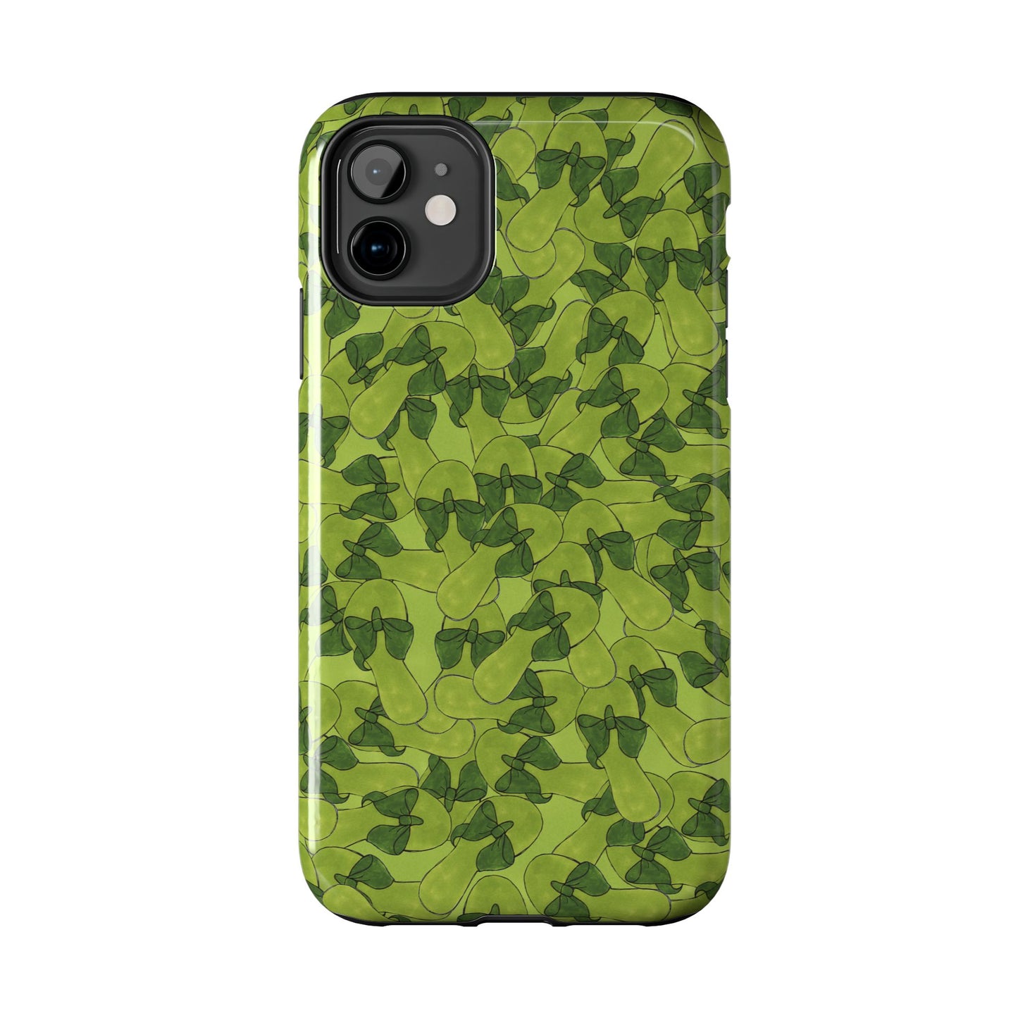 Green Flip Flops Phone Case
