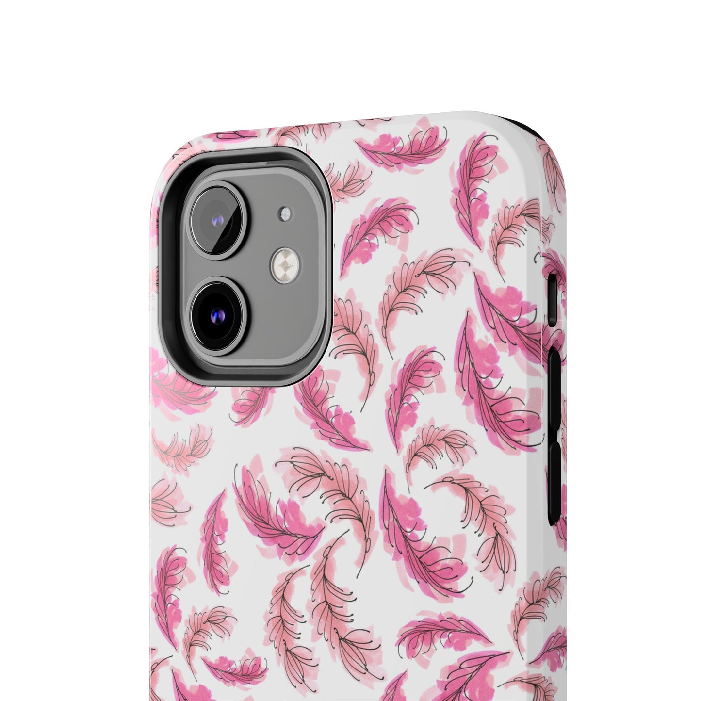 Flam Feathers White Phone Case