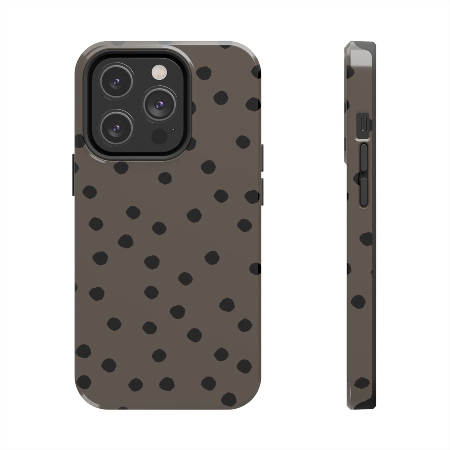 Dinky Dots Toast / Black Phone Case