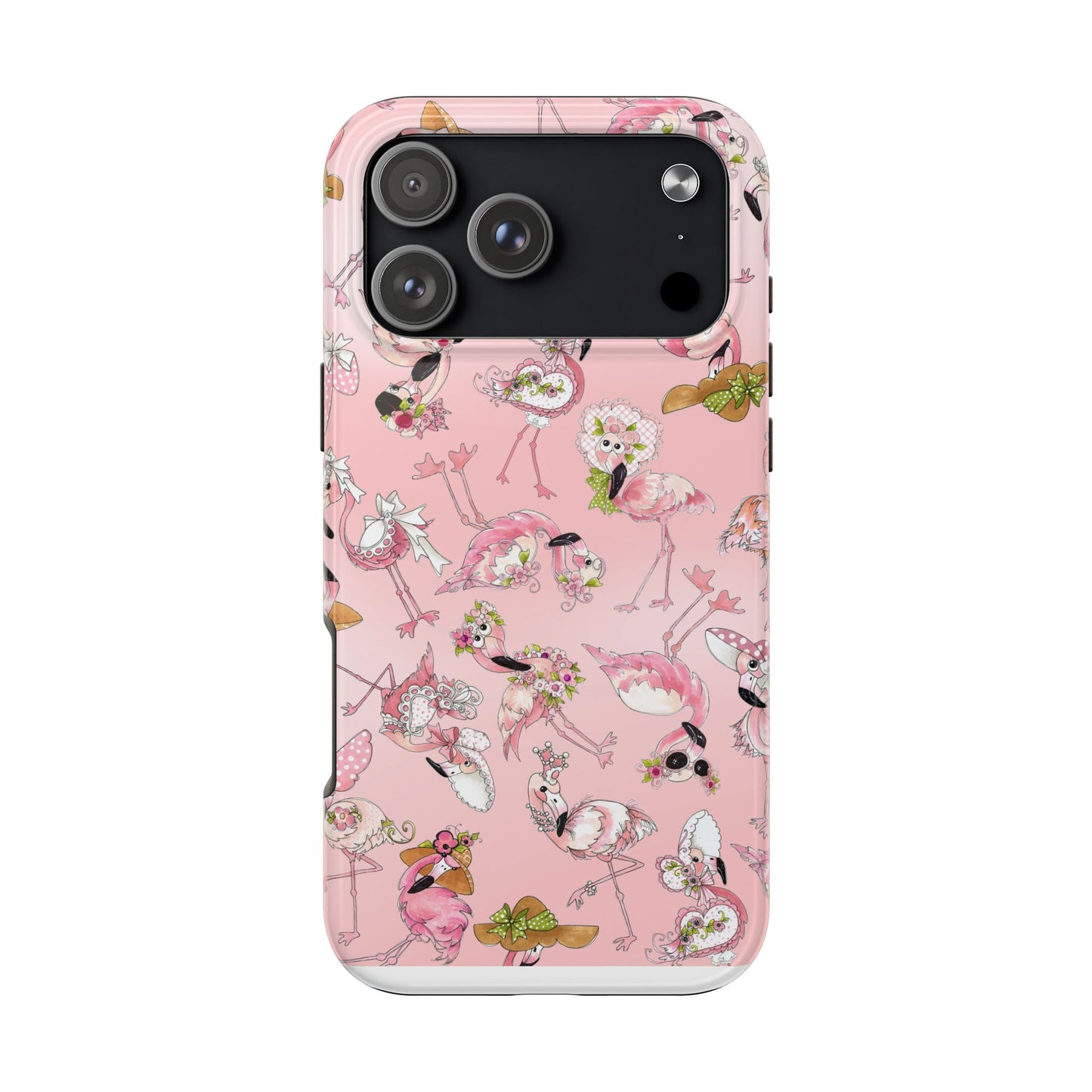 Tossed Flams Pink Phone Case