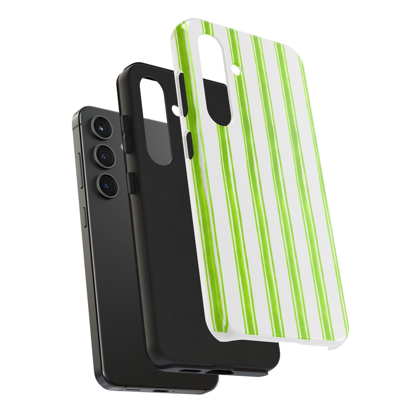 Awning Stripe Lime Phone Case