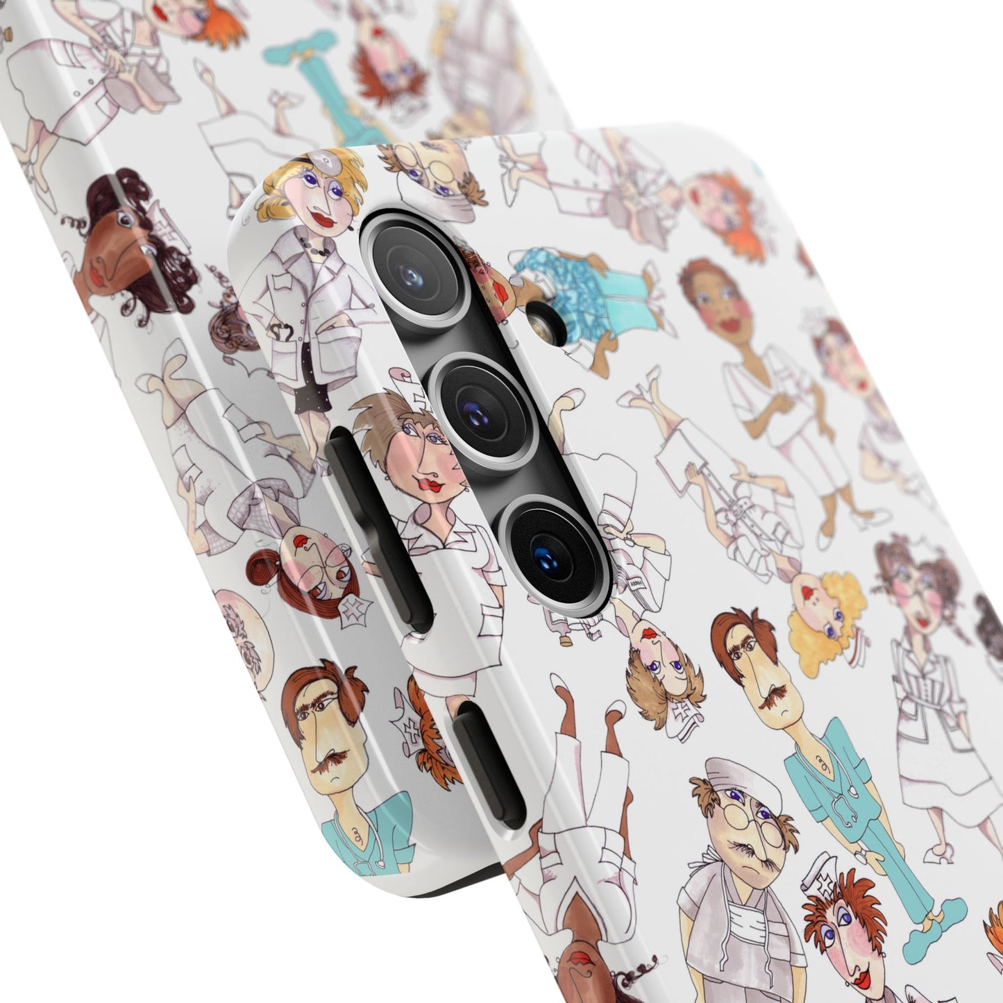 Happy Staff White Phone Case