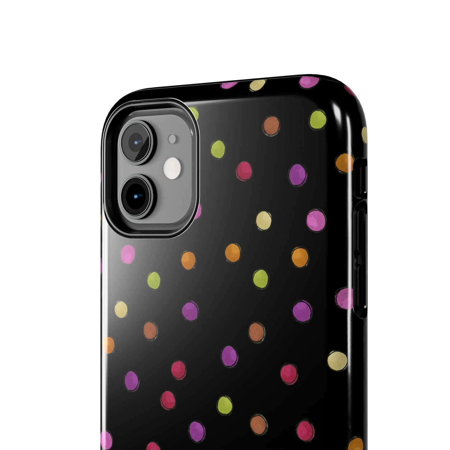 Tea Dot Black Phone Case