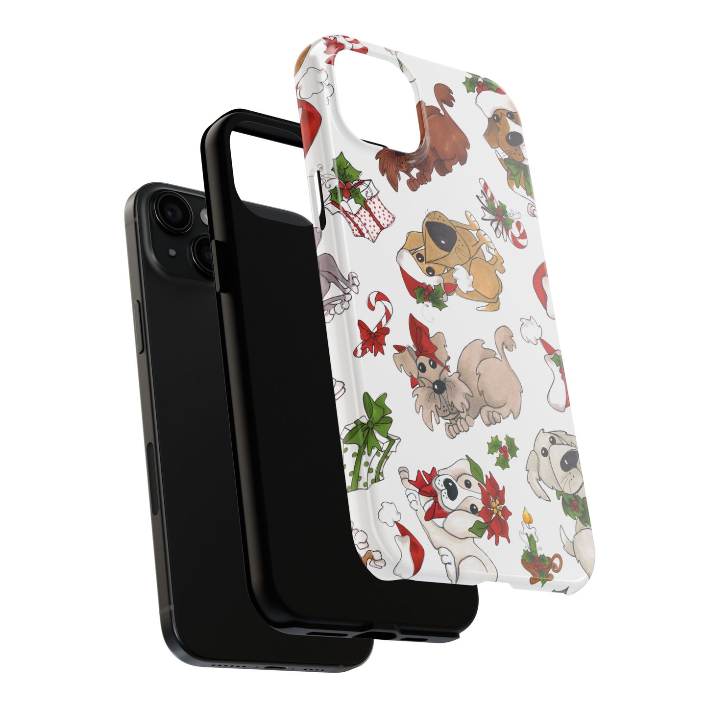 Doggie Toss White Phone Case