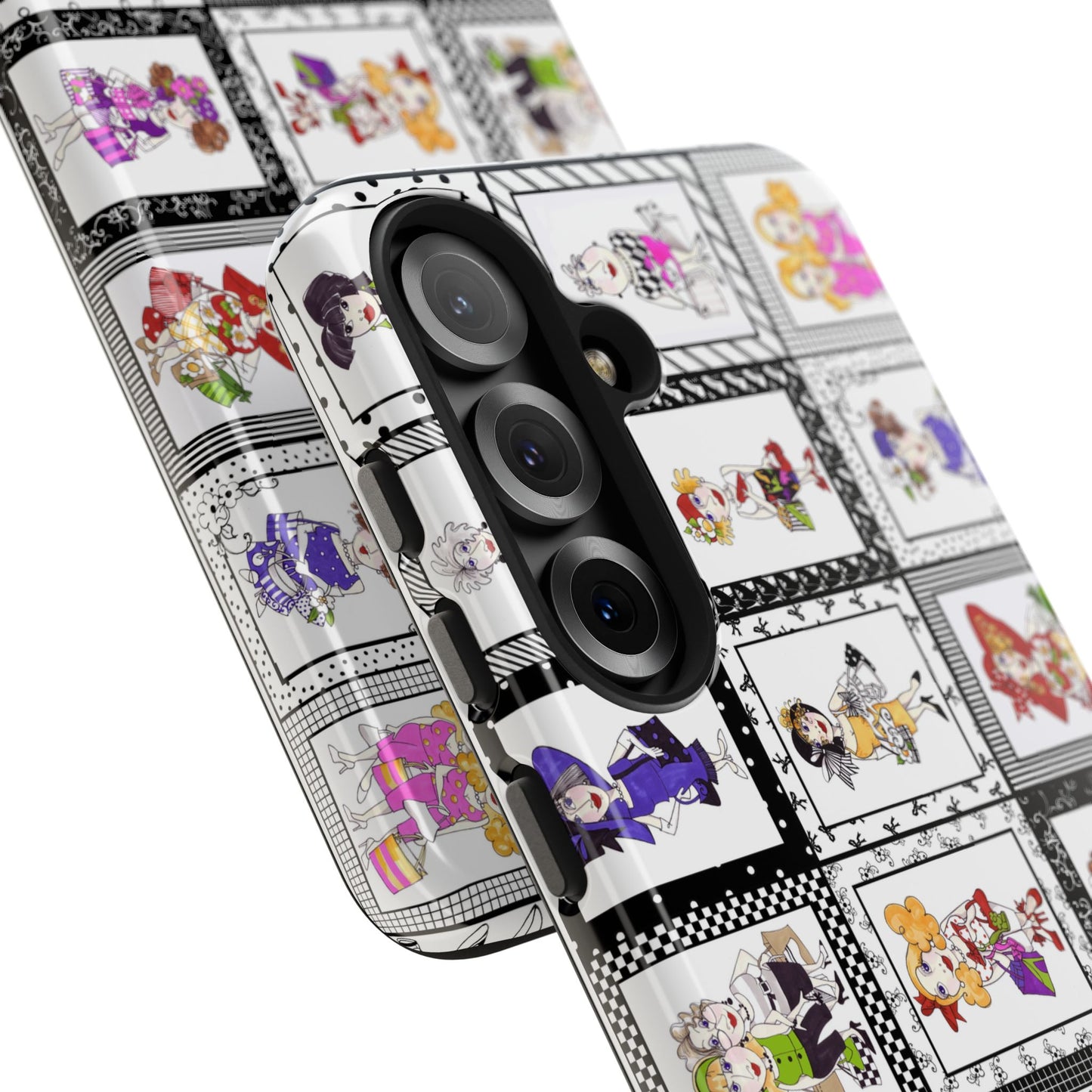 Gone Shopping White / Black Phone Case