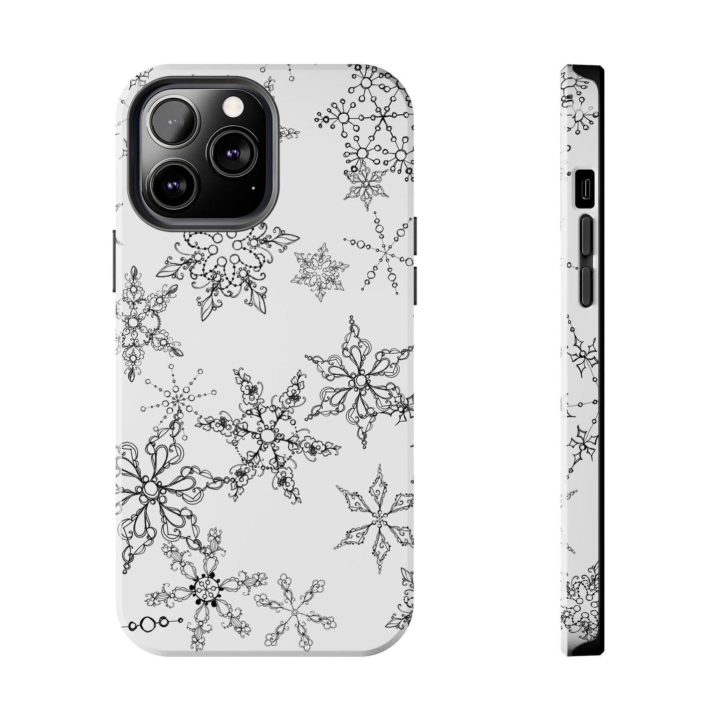 Random Flakes White Phone Case