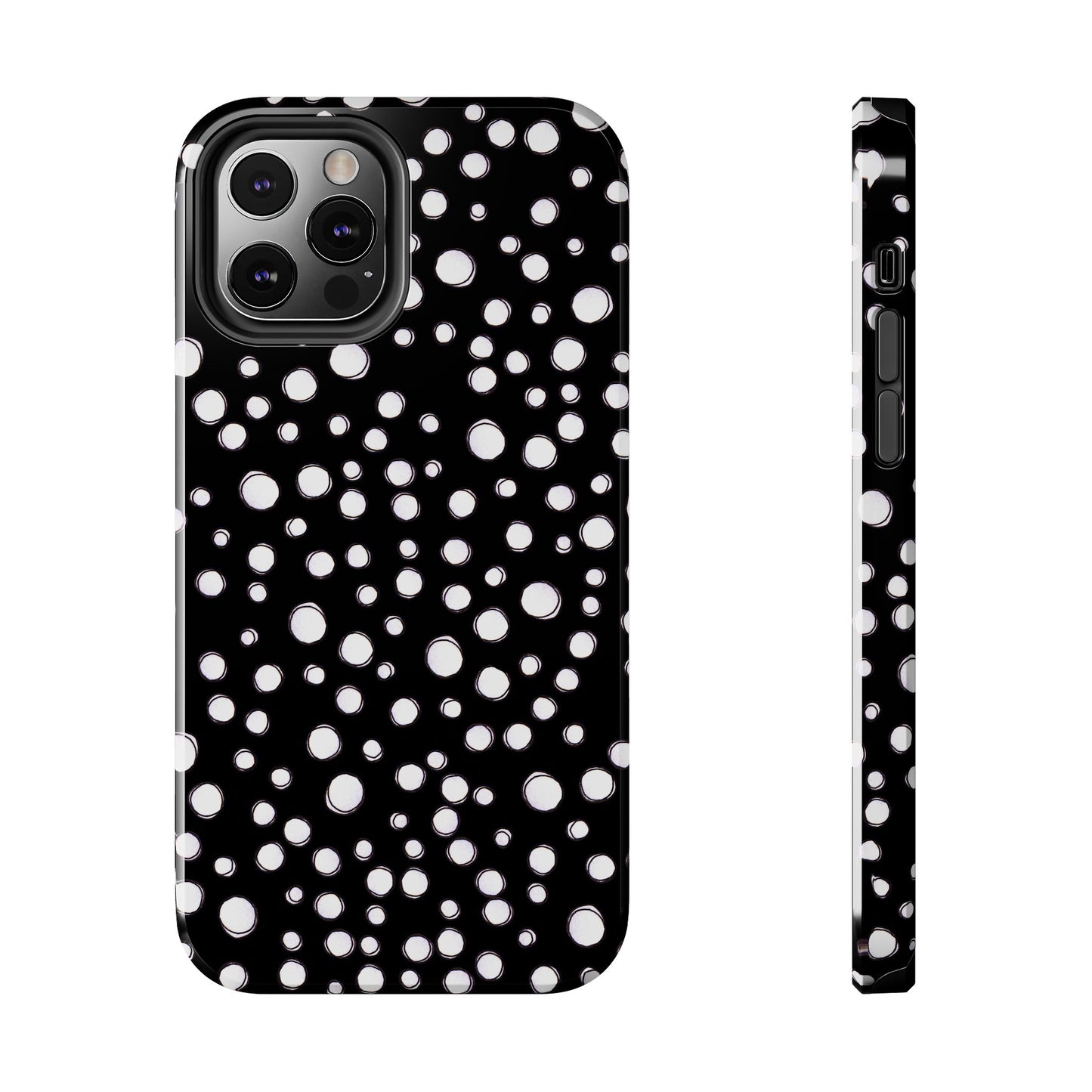 Pot Dots Black Phone Case
