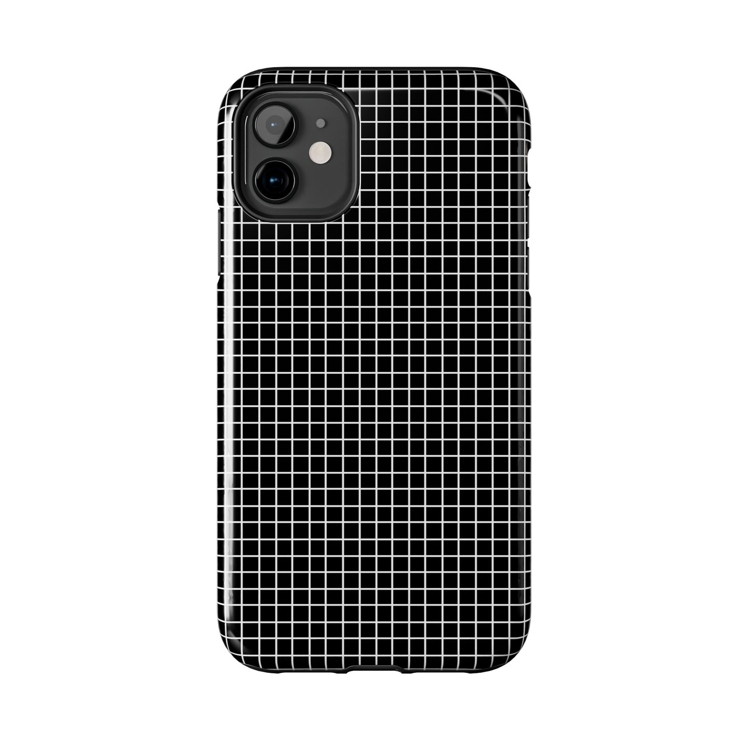 Window Pane Black / White Phone Case