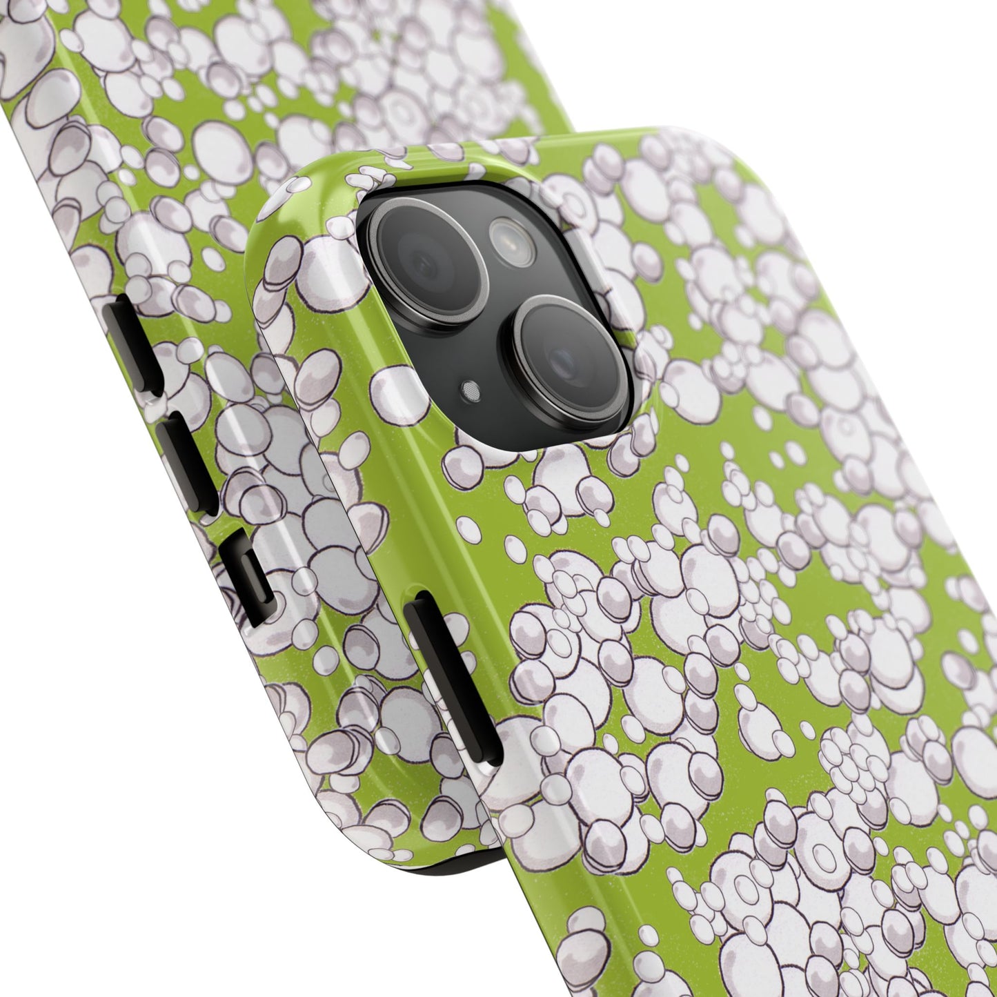 Bubble Dots Green Phone Case