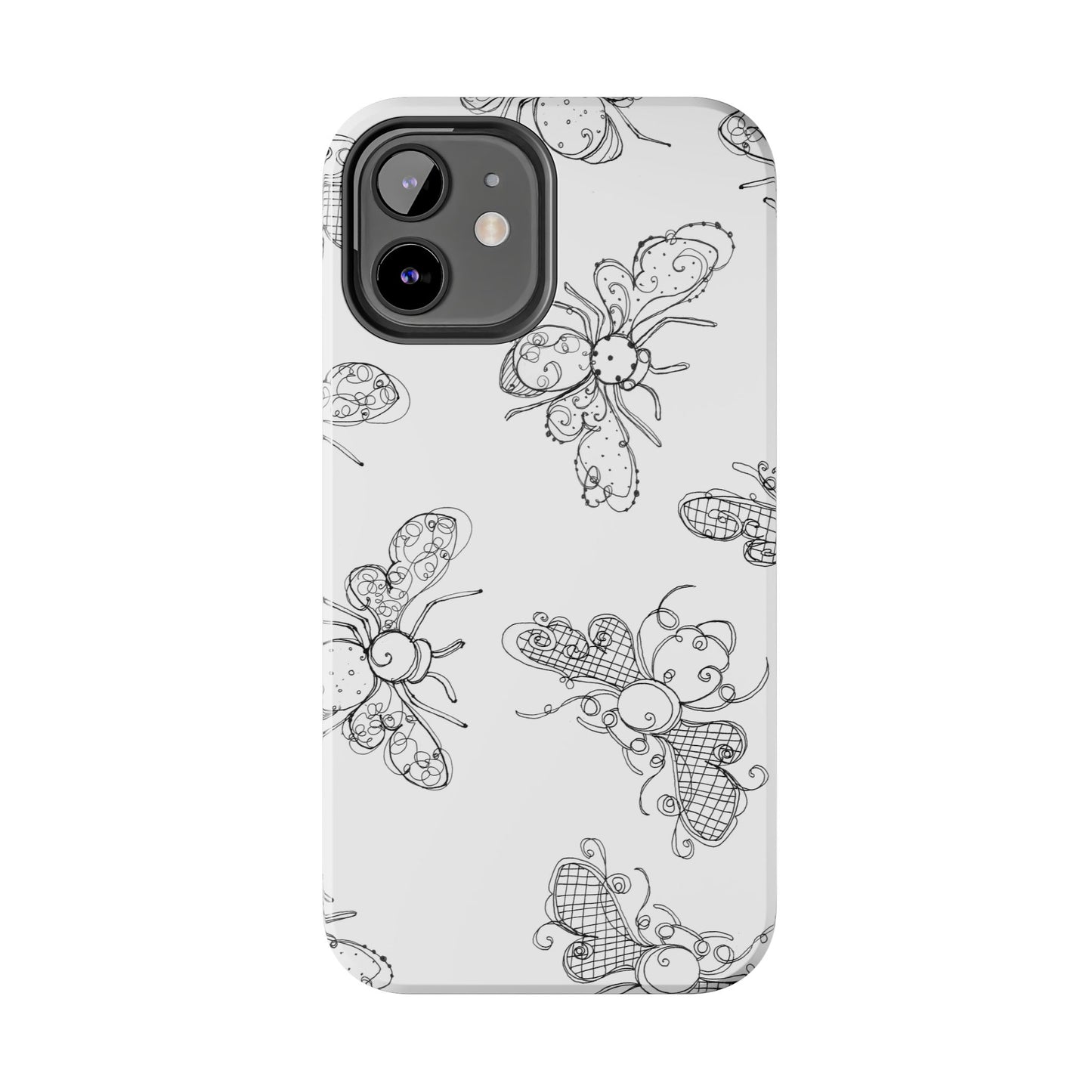 Busy Bees White Phone Case