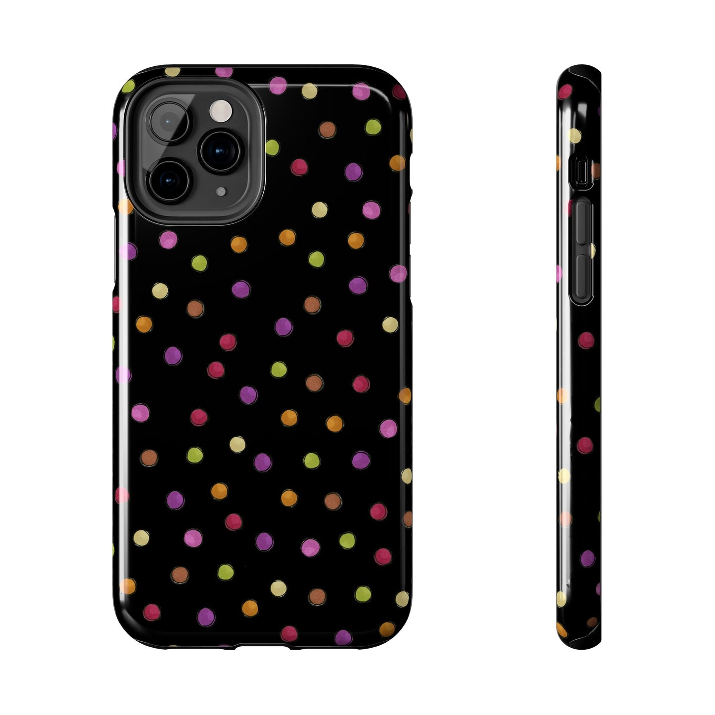 Tea Dot Black Phone Case