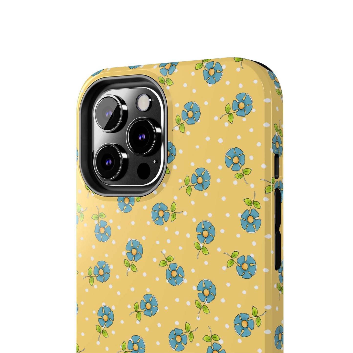 Daisy Dots Yellow Phone Case
