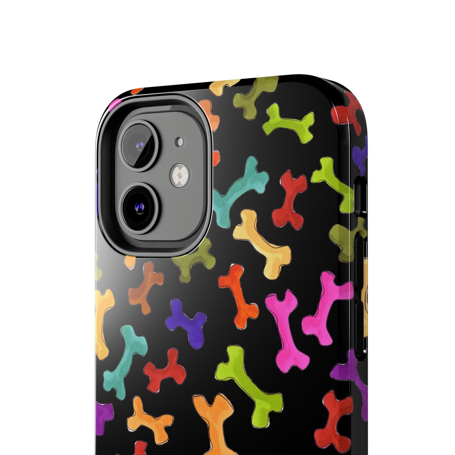Happy Bones Black Phone Case