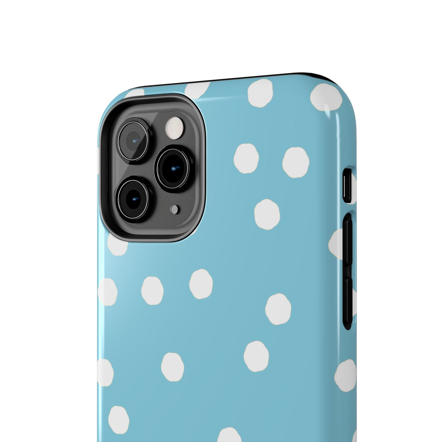 Jumbo Dots Turquoise / White Phone Case