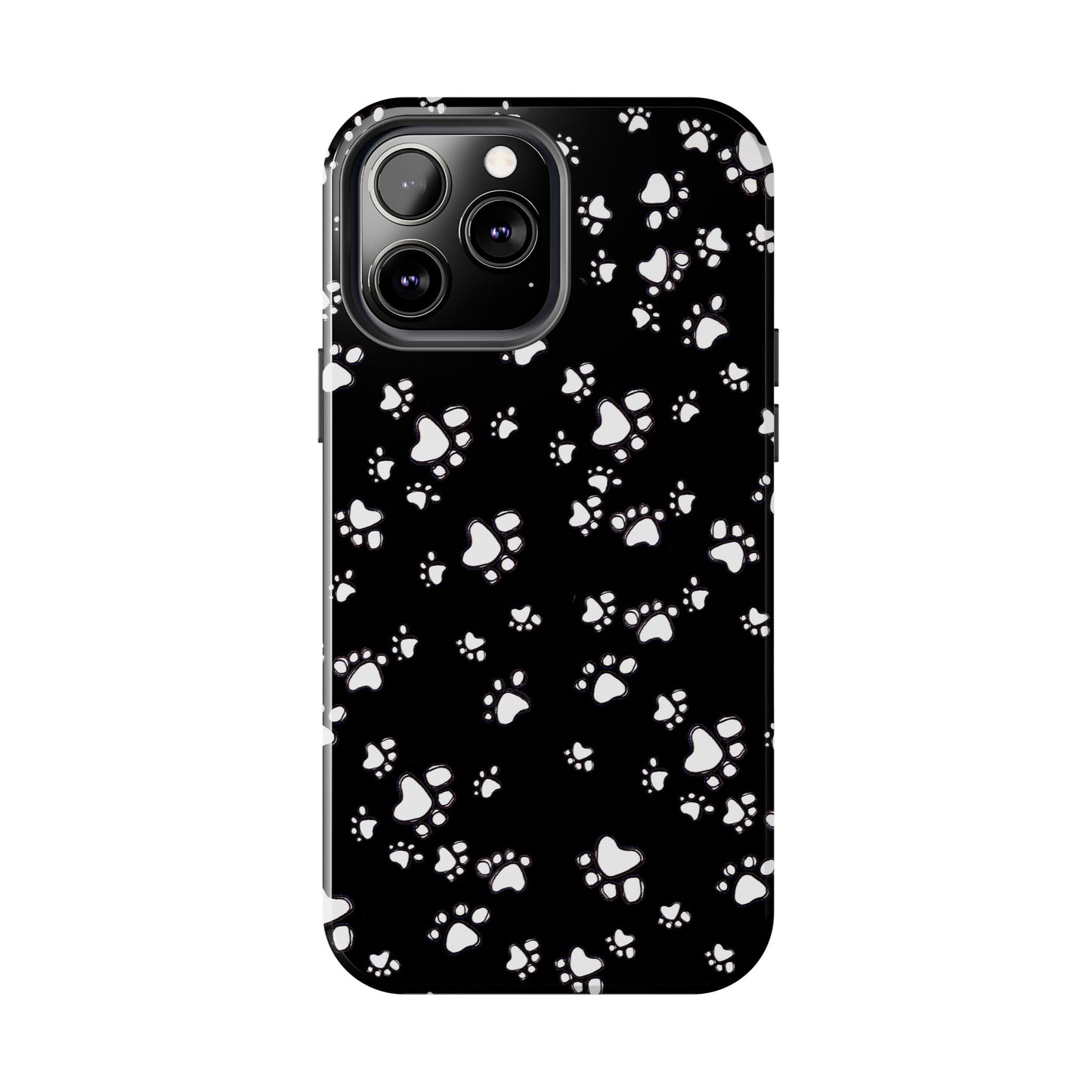 Paw Flakes Black Phone Case