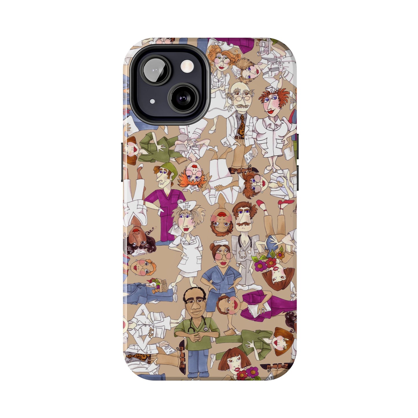 Diverse Nurse Khaki Phone Case