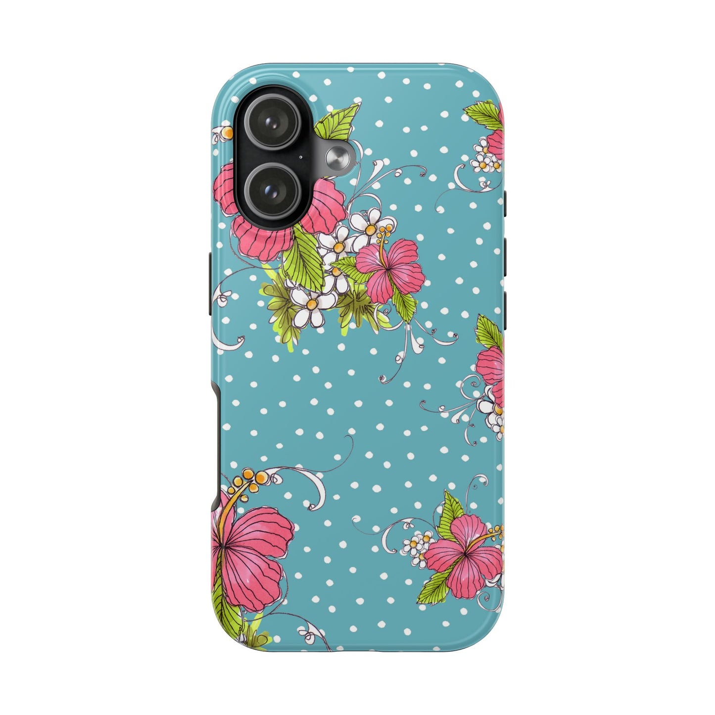 Lady Luau Turquoise Phone Case