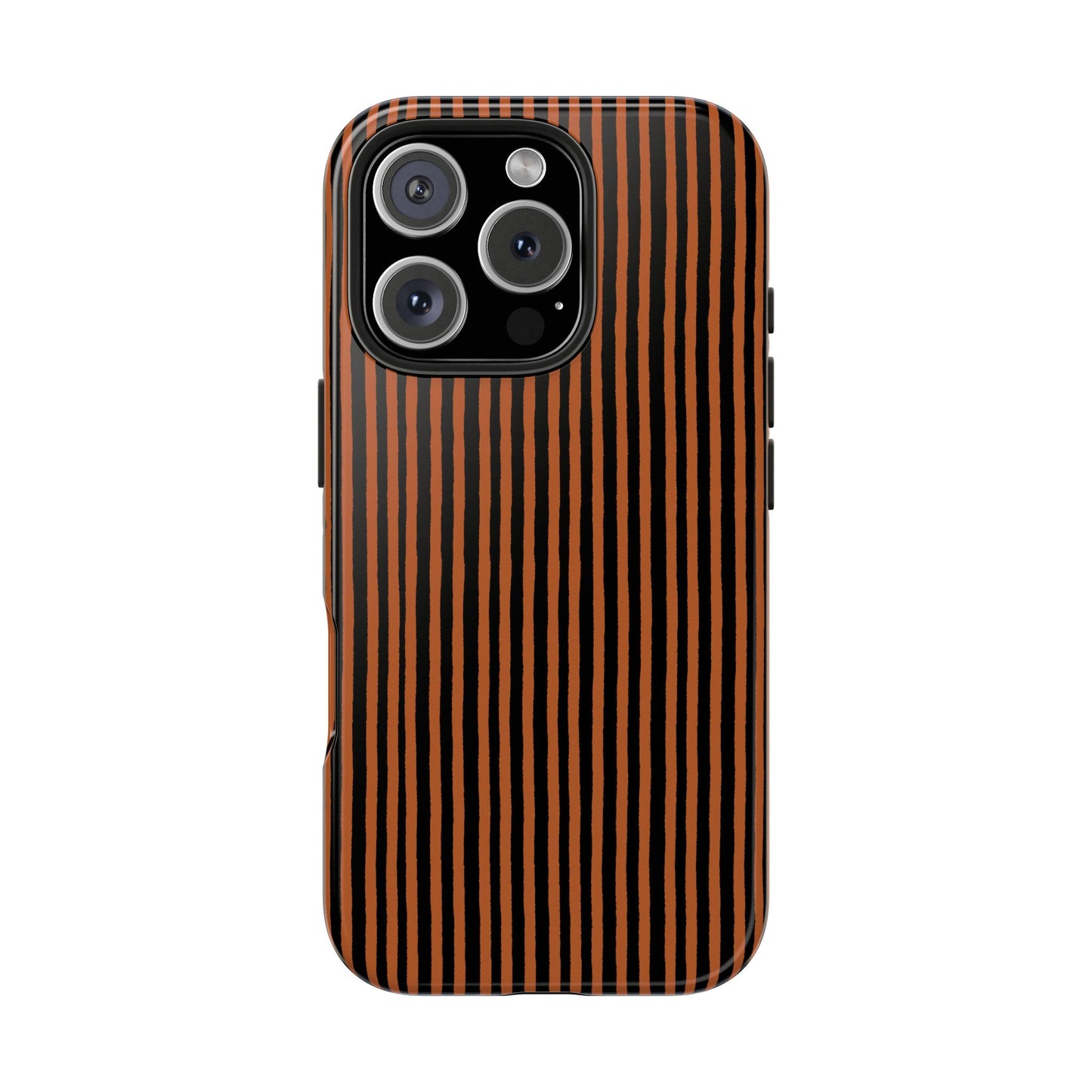Happy Stripe Spice / Black Phone Case