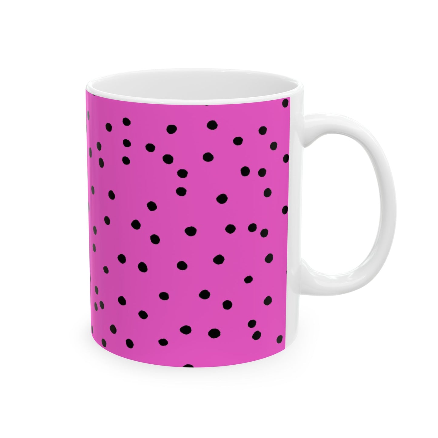 Dinky Dots Cerise / Black Cup