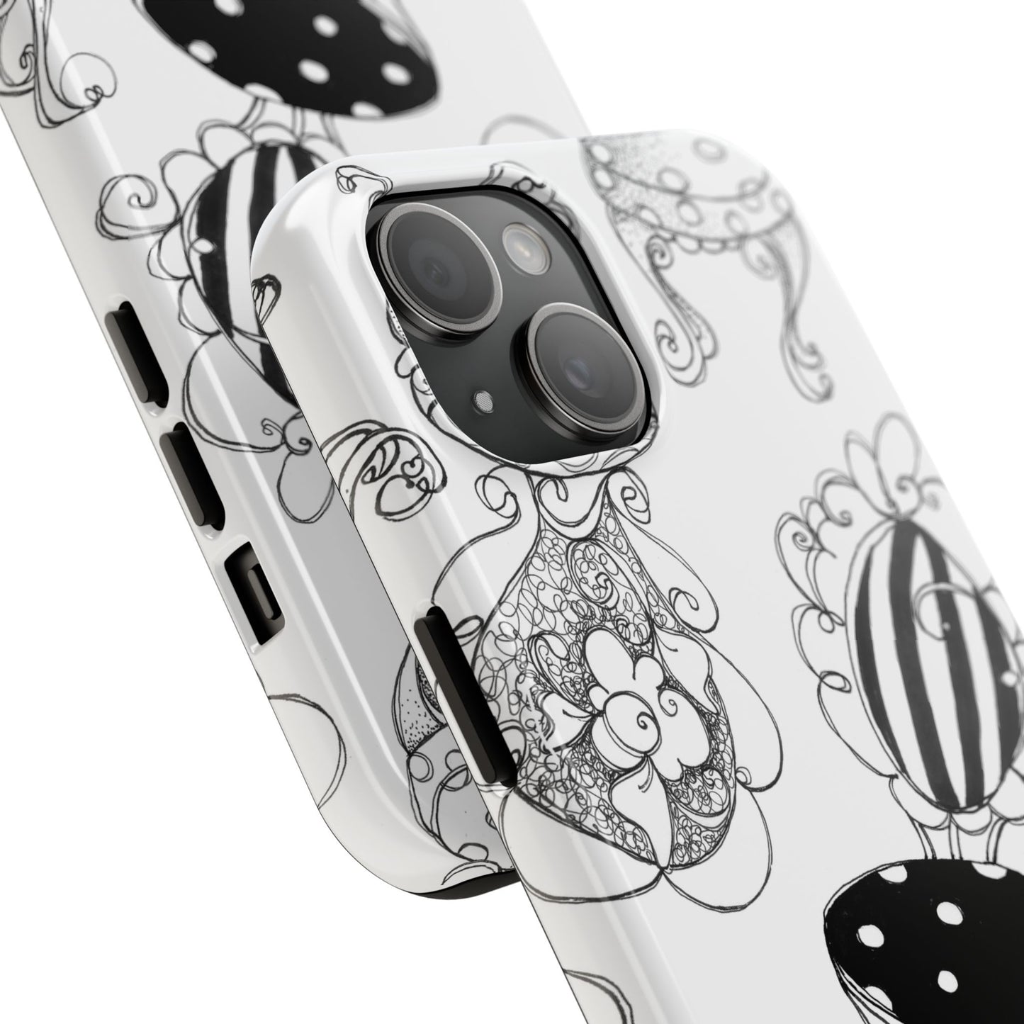 Bistro Chairs White Phone Case