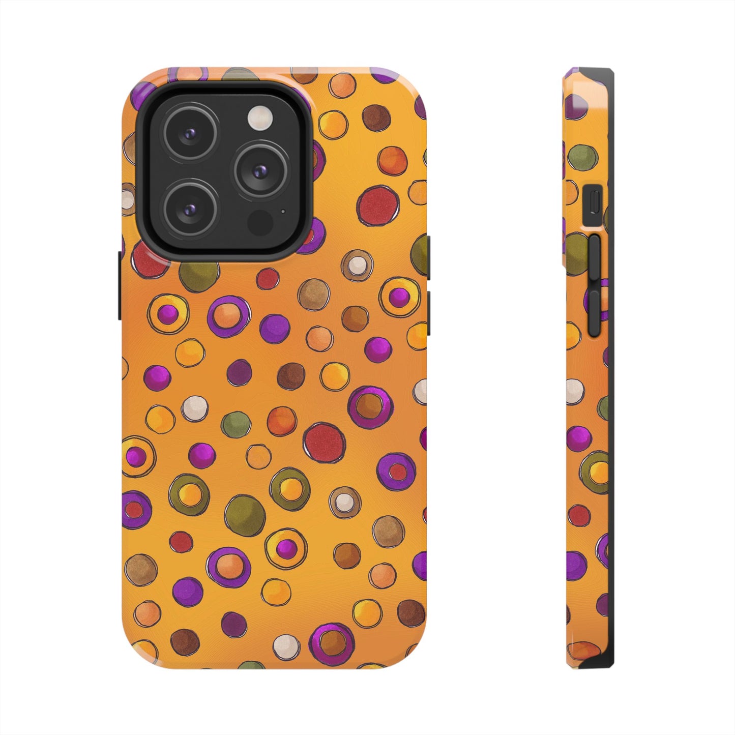 Double Dot Yellow Phone Case
