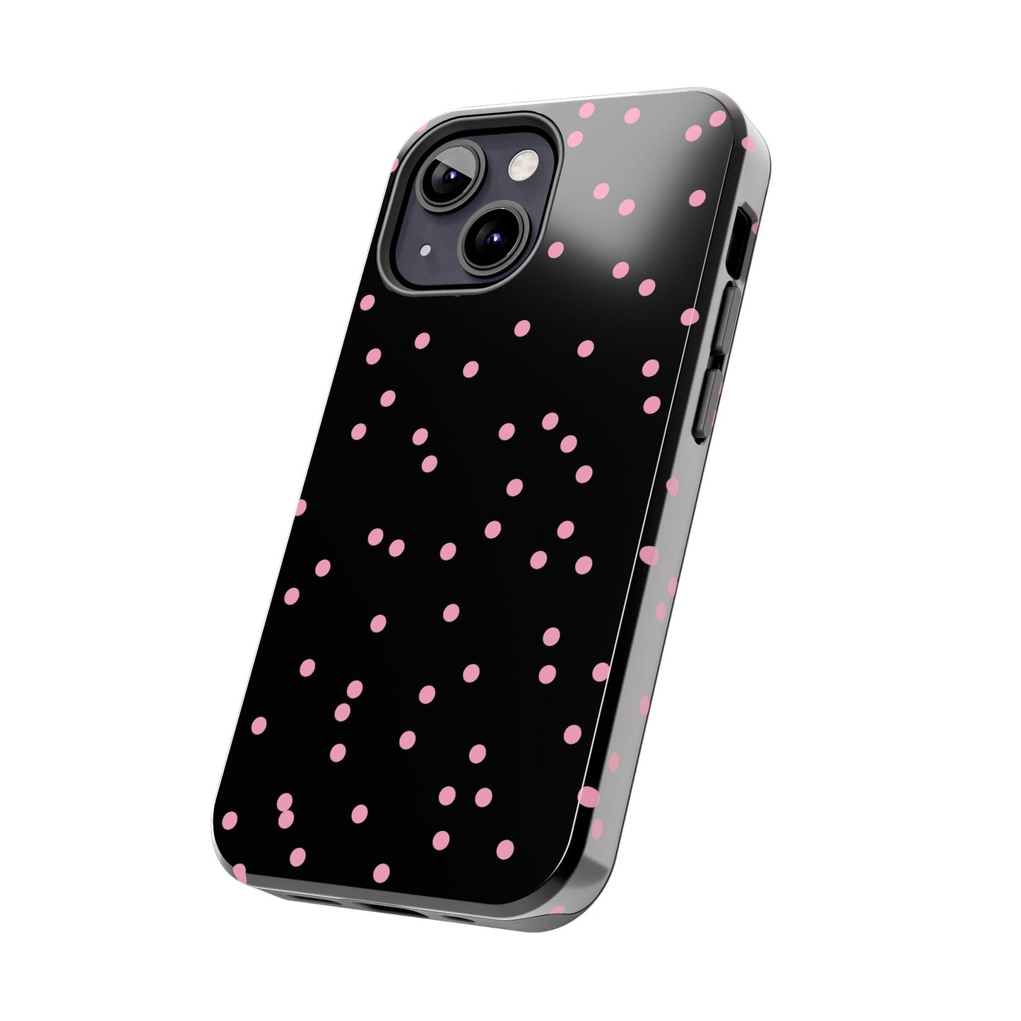 Space Dots Black / Pink Phone Case