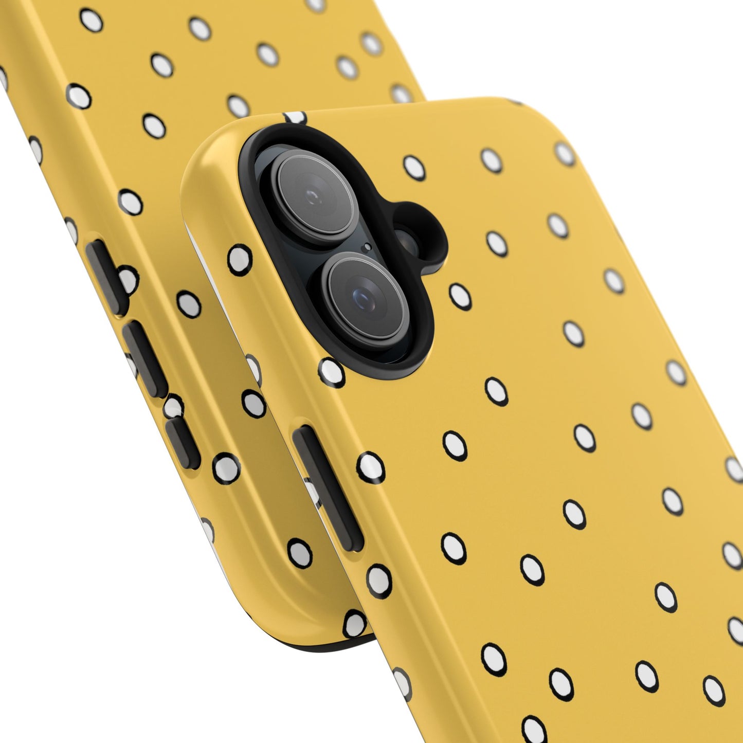 Dots Yellow / White / Black Phone Case