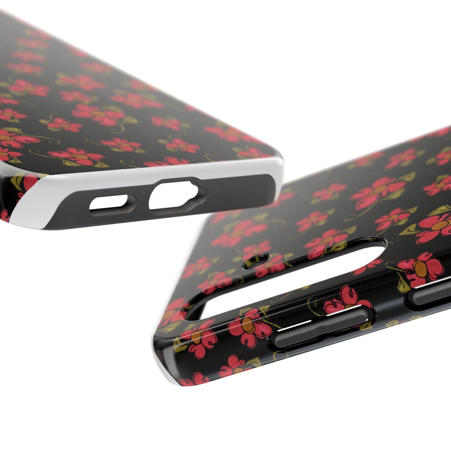 Daisy Caper Black Phone Case