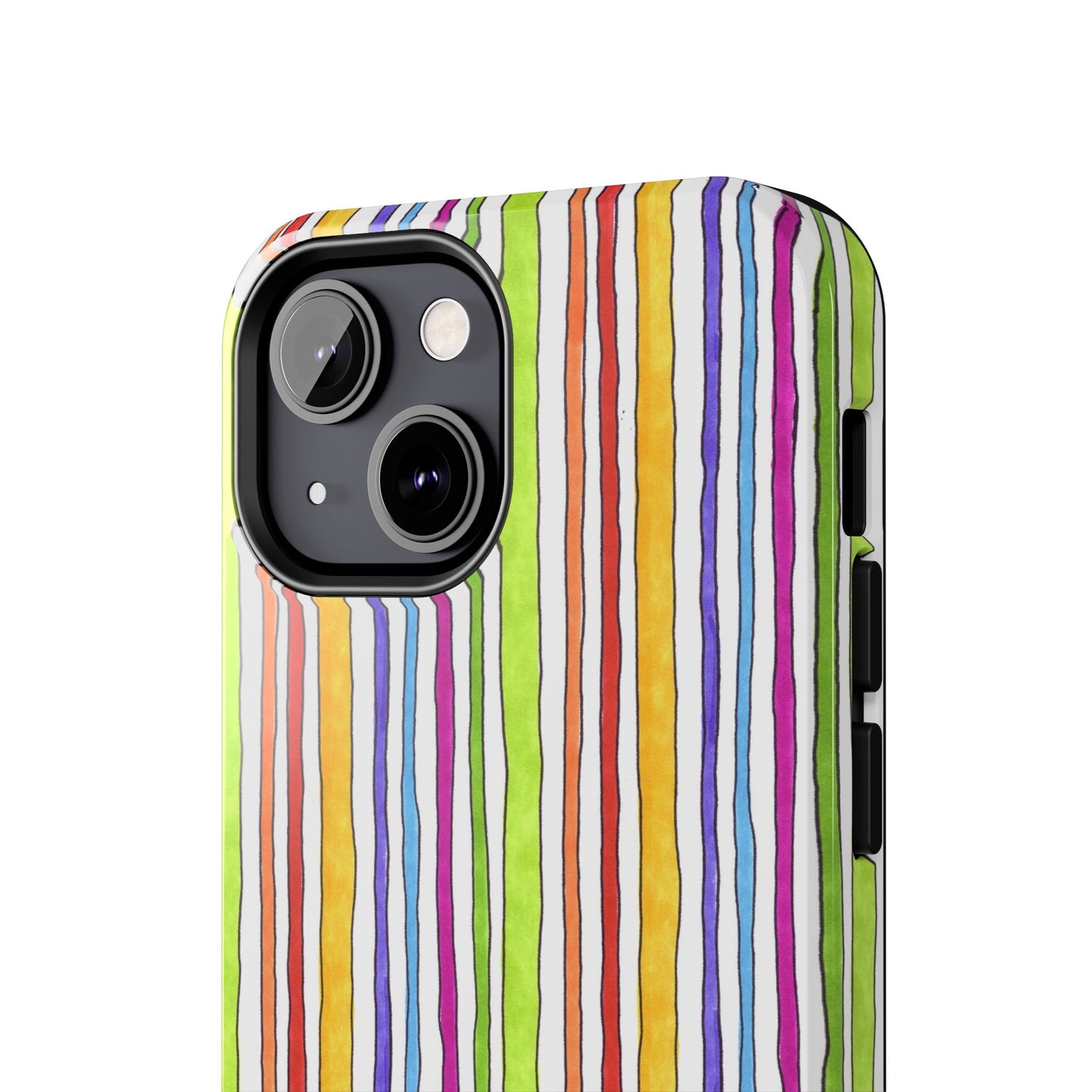 Stripe Fancy White Phone Case