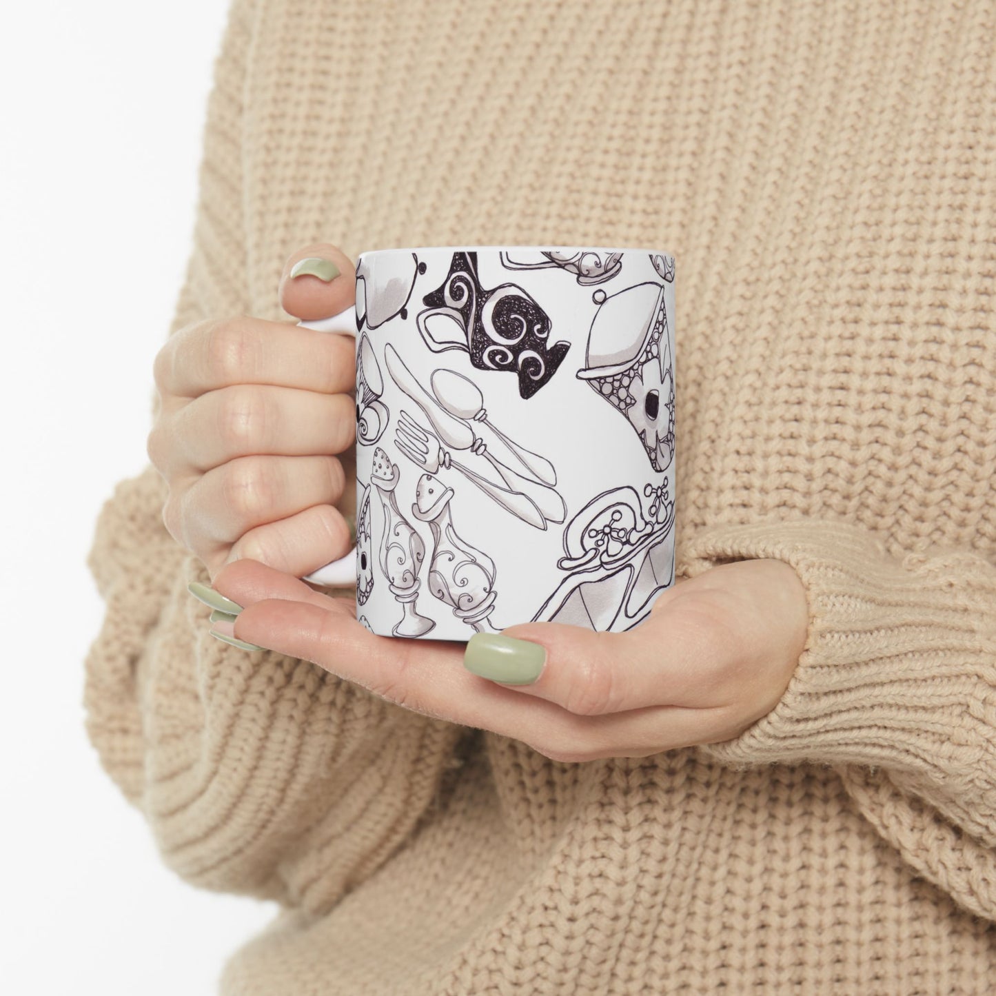 The Kitchen Sink White Cup