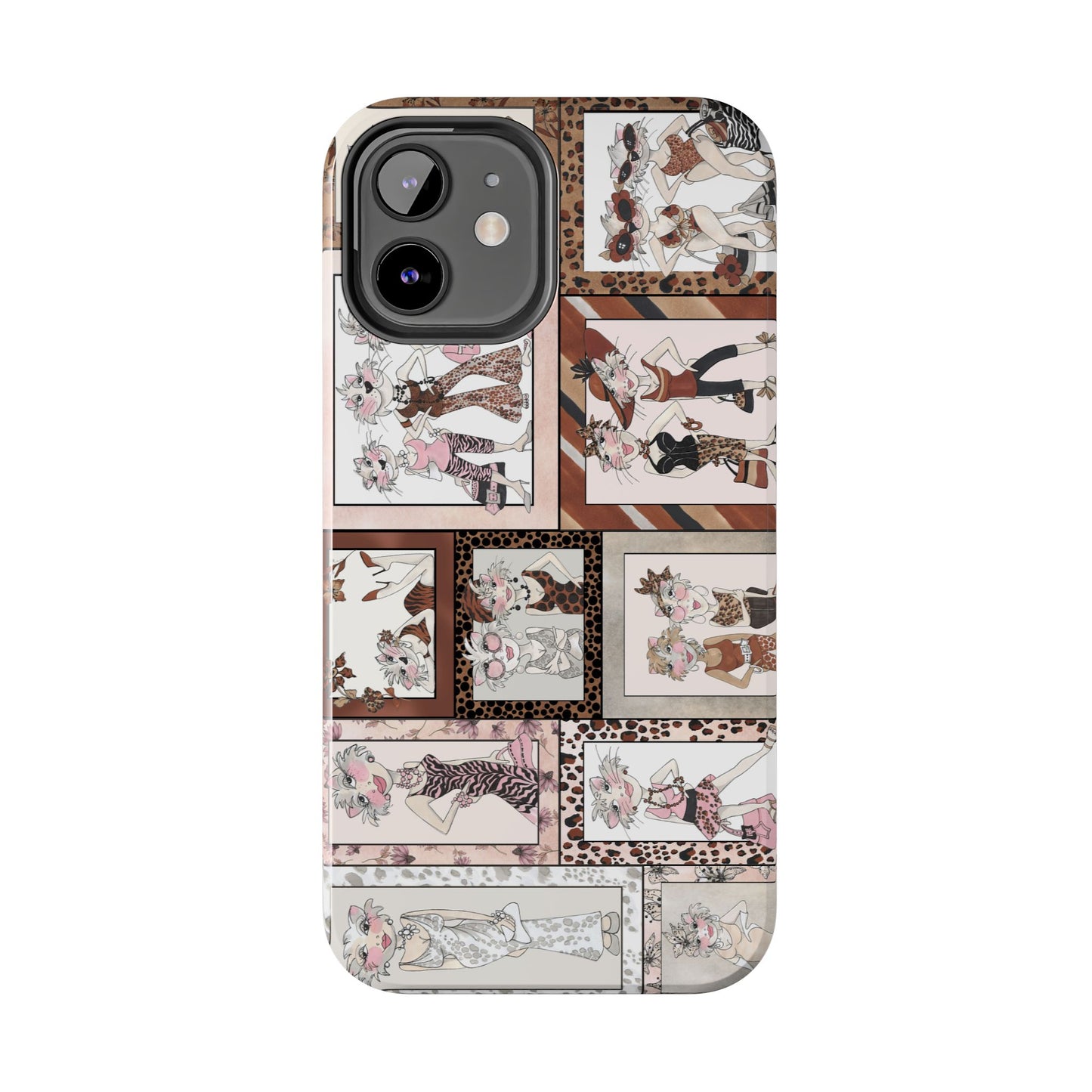 Wild Cat Woman Phone Case