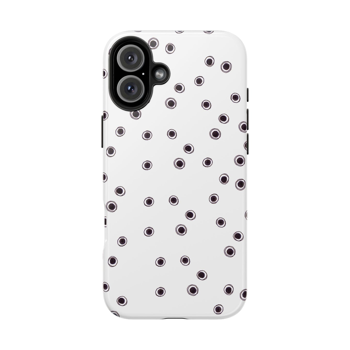 Halo Dots White Phone Case