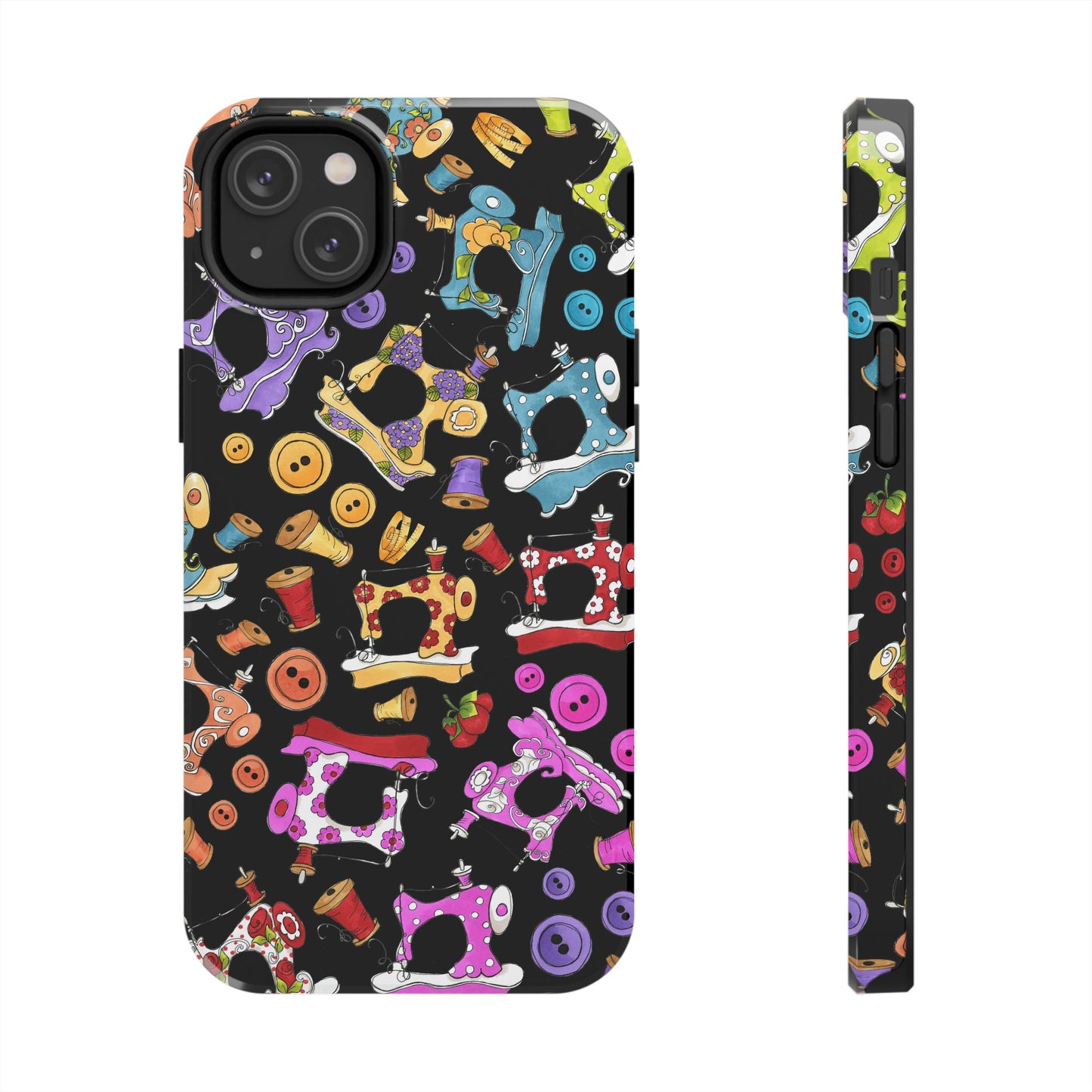 Sew Assorted Black Phone Case