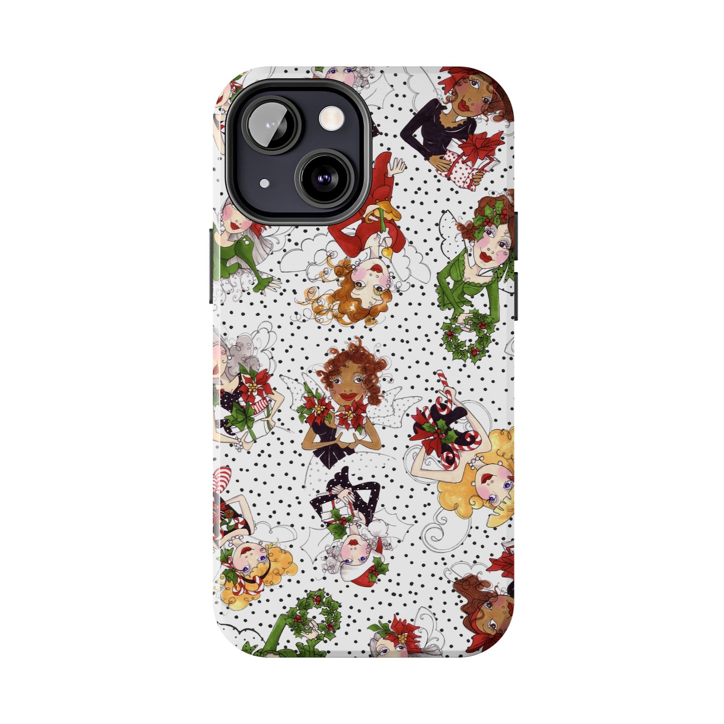 Fairy Toss White / Black Phone Case