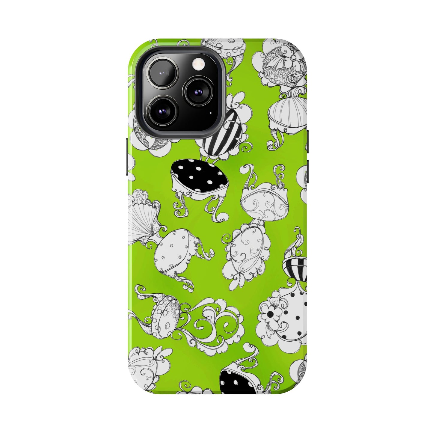 Bistro Chairs Lime Phone Case