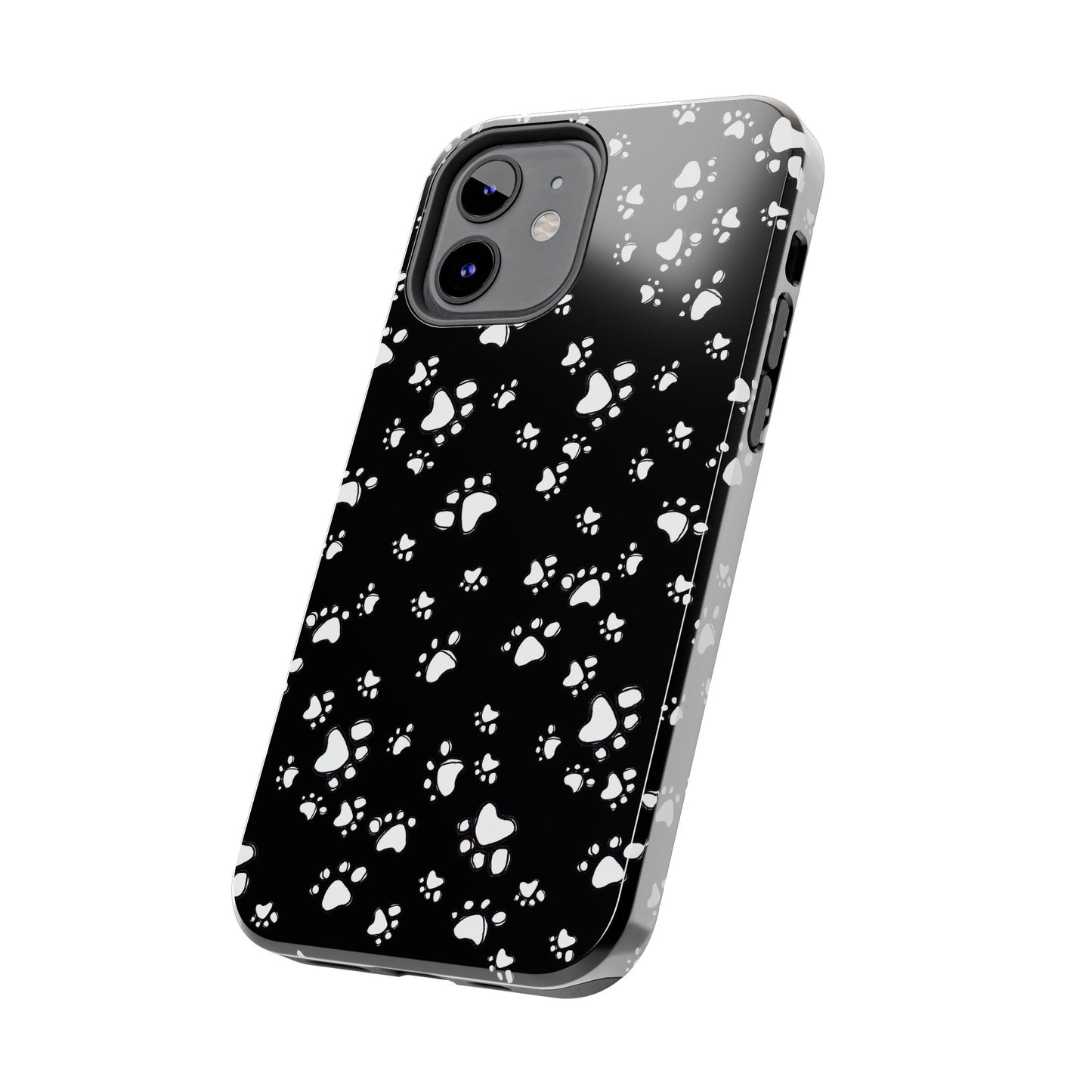 Paw Flakes Black Phone Case