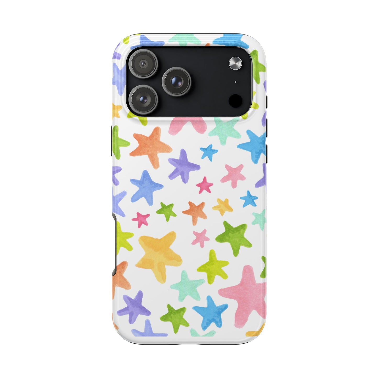 Happy Stars White Phone Case