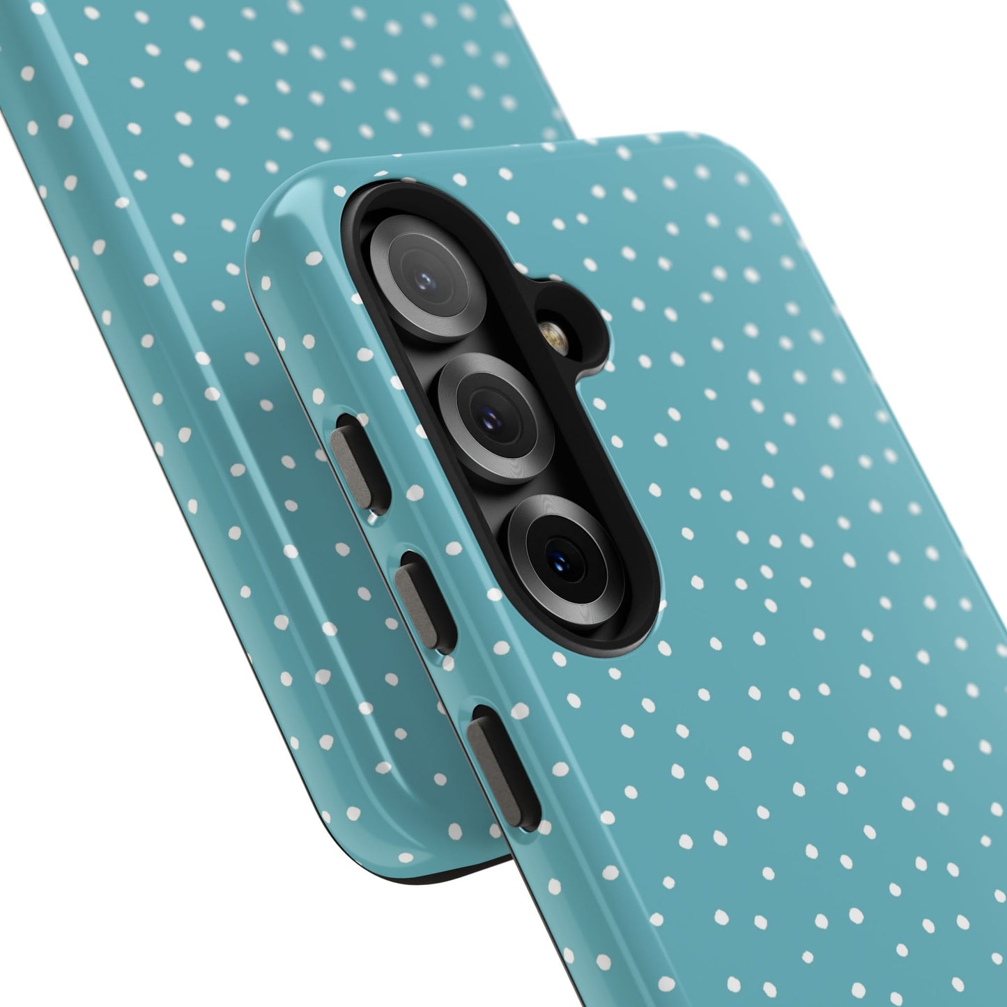 Dinky Dots Turquoise / White Phone Case