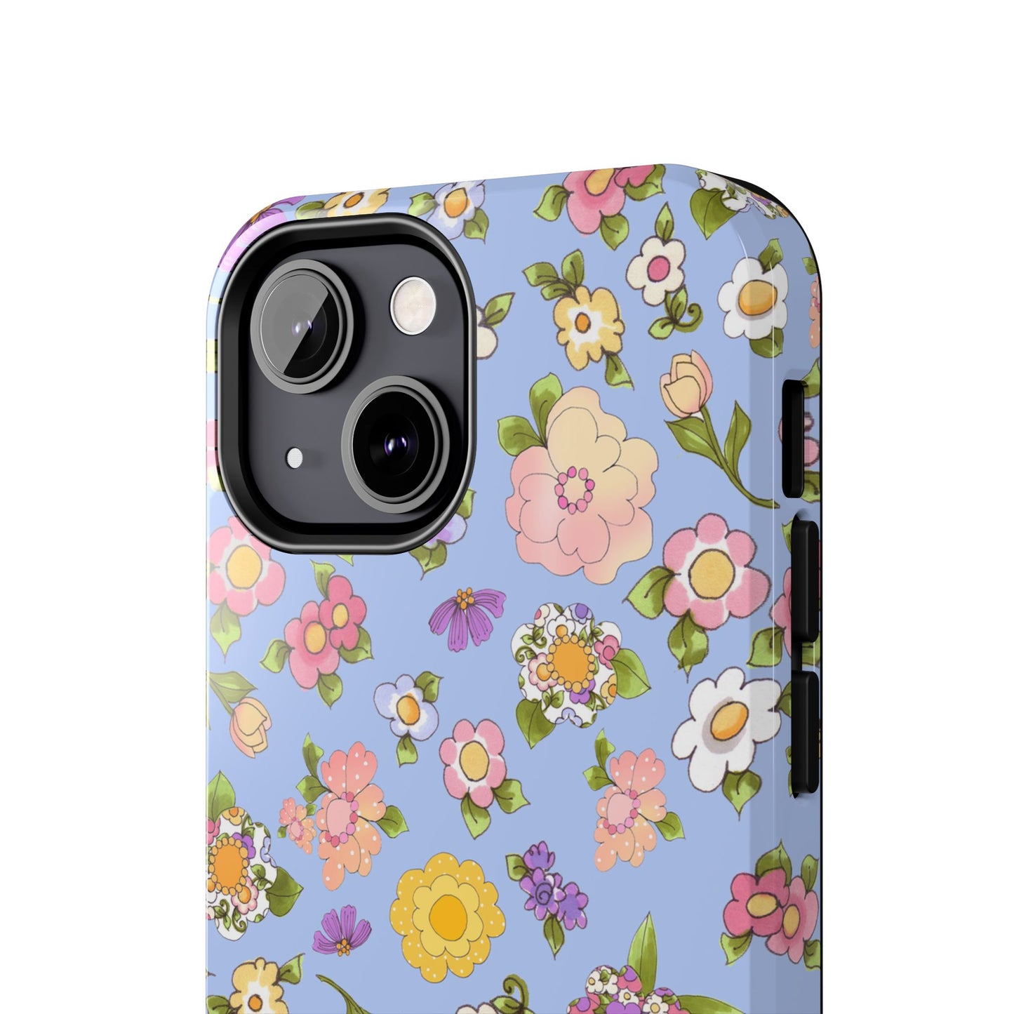 Flowery Blue Phone Case