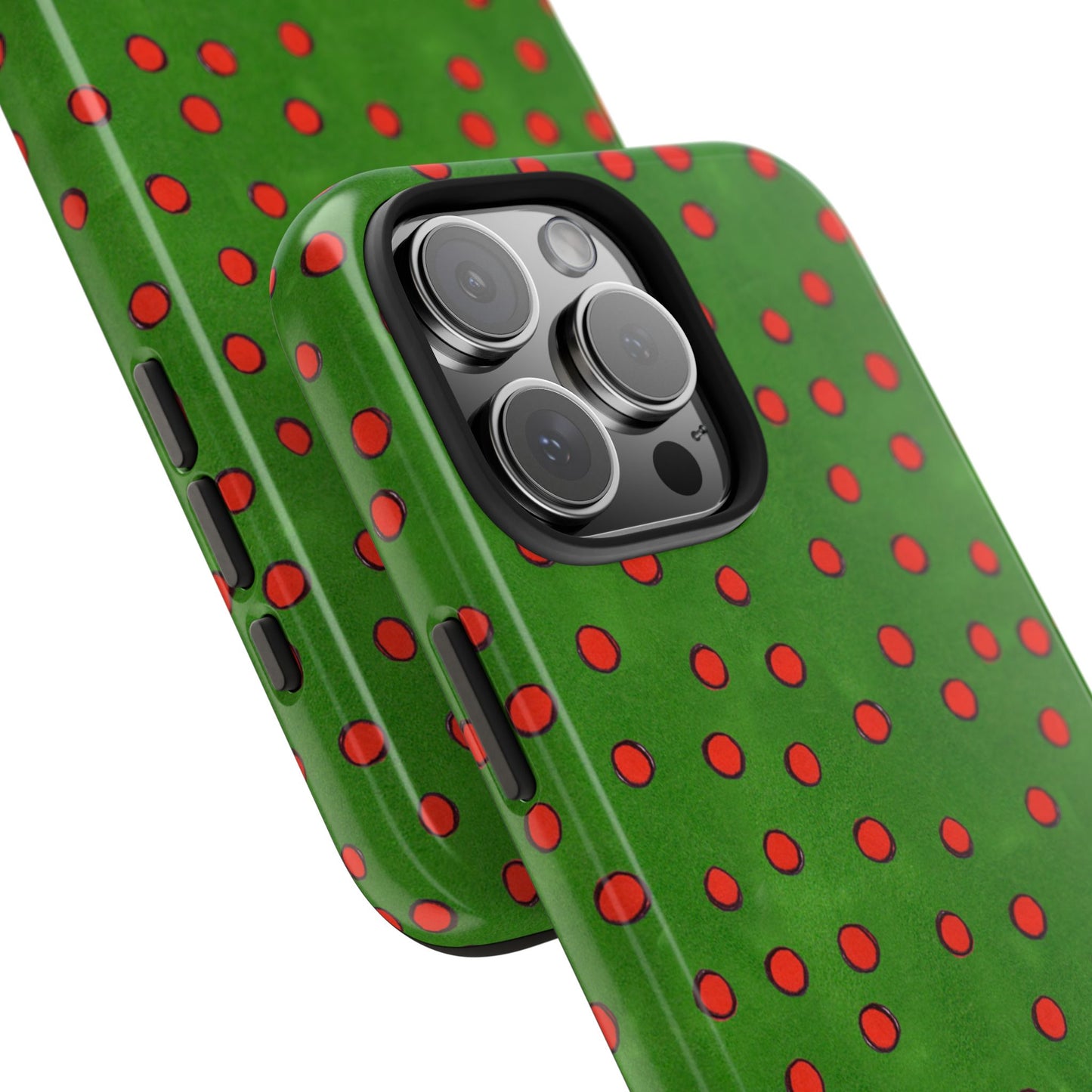 Dinky Dots Green / Red Phone Case