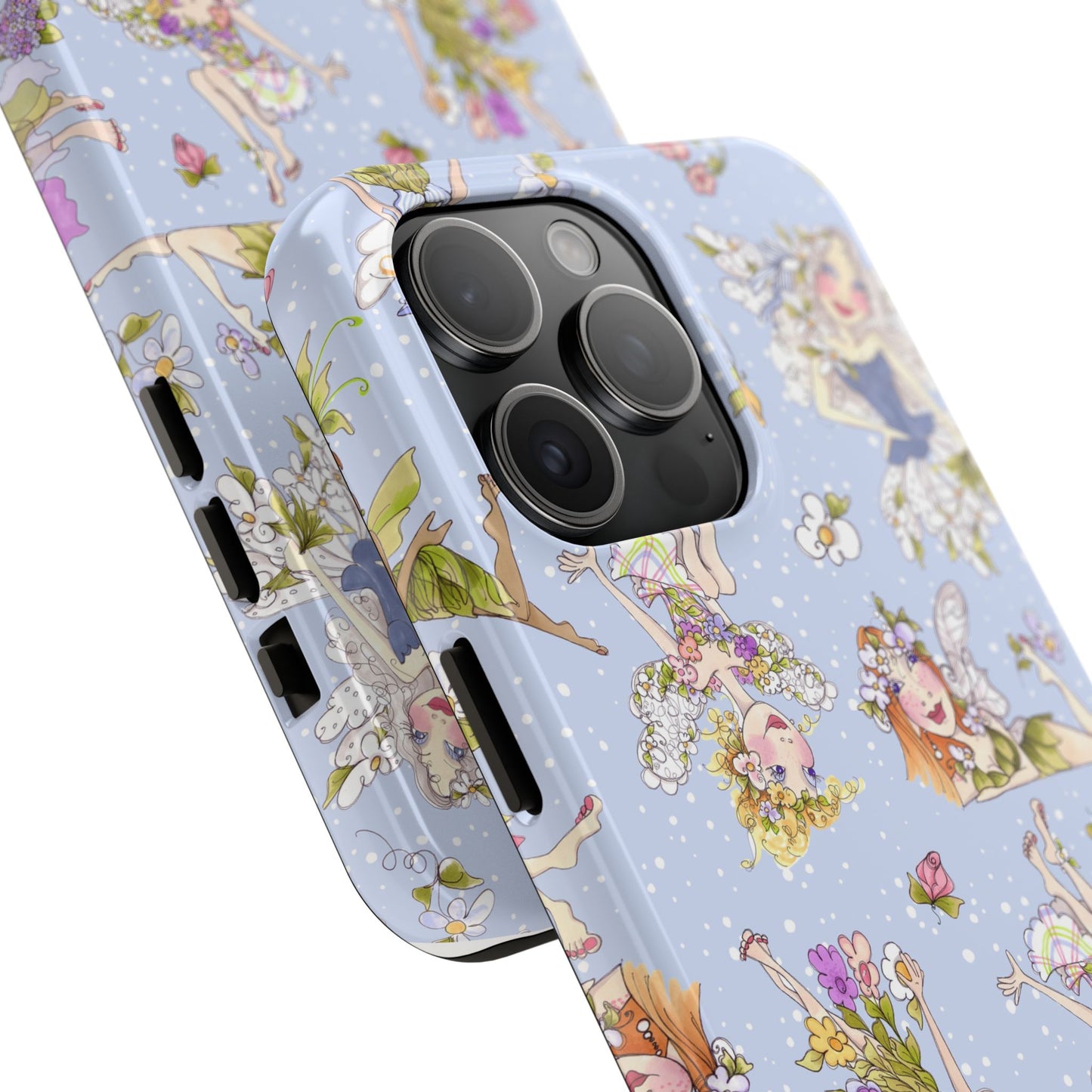 Tossed Fairies Blue Phone Case