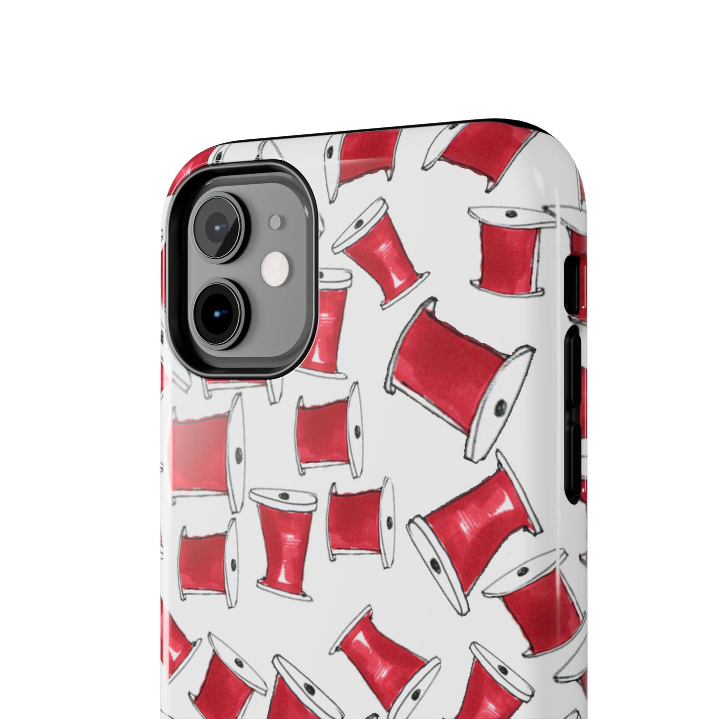Red Thread White Phone Case