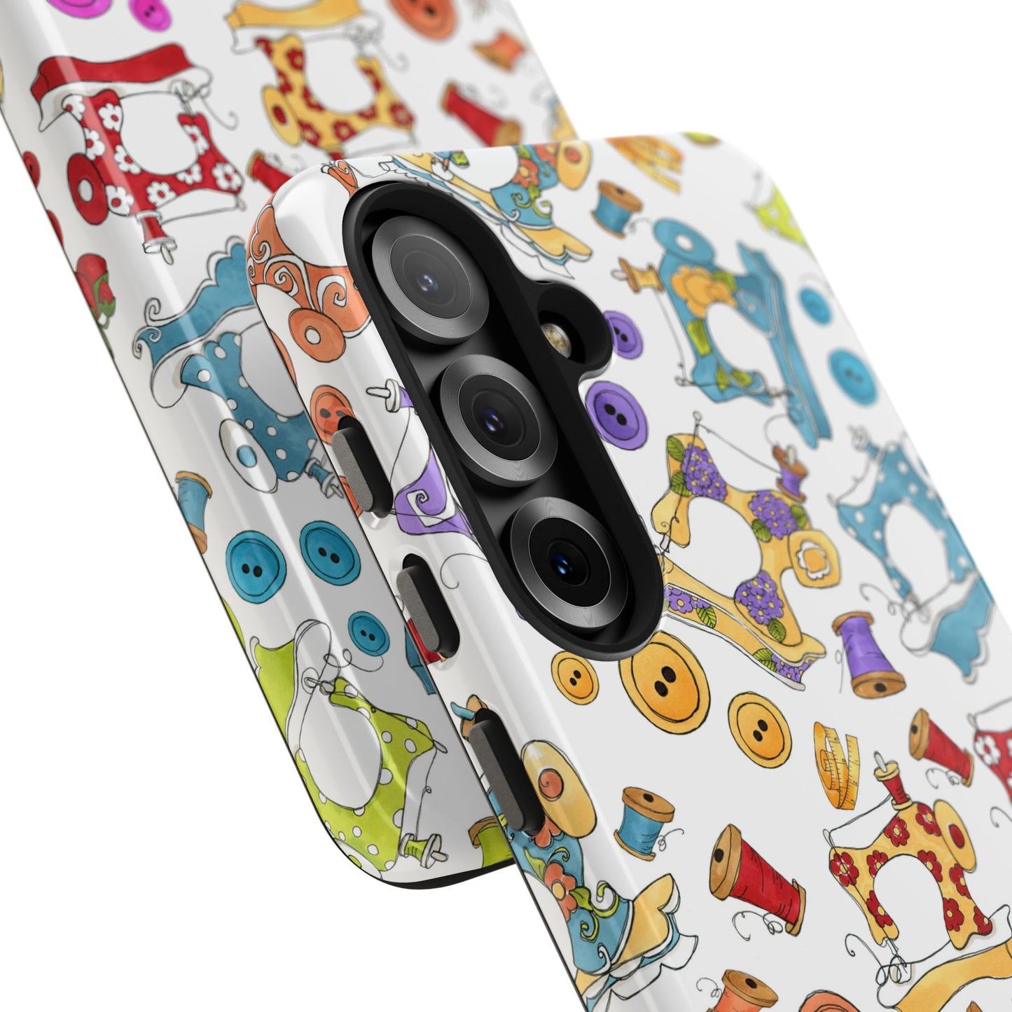 Sew Assorted White Phone Case