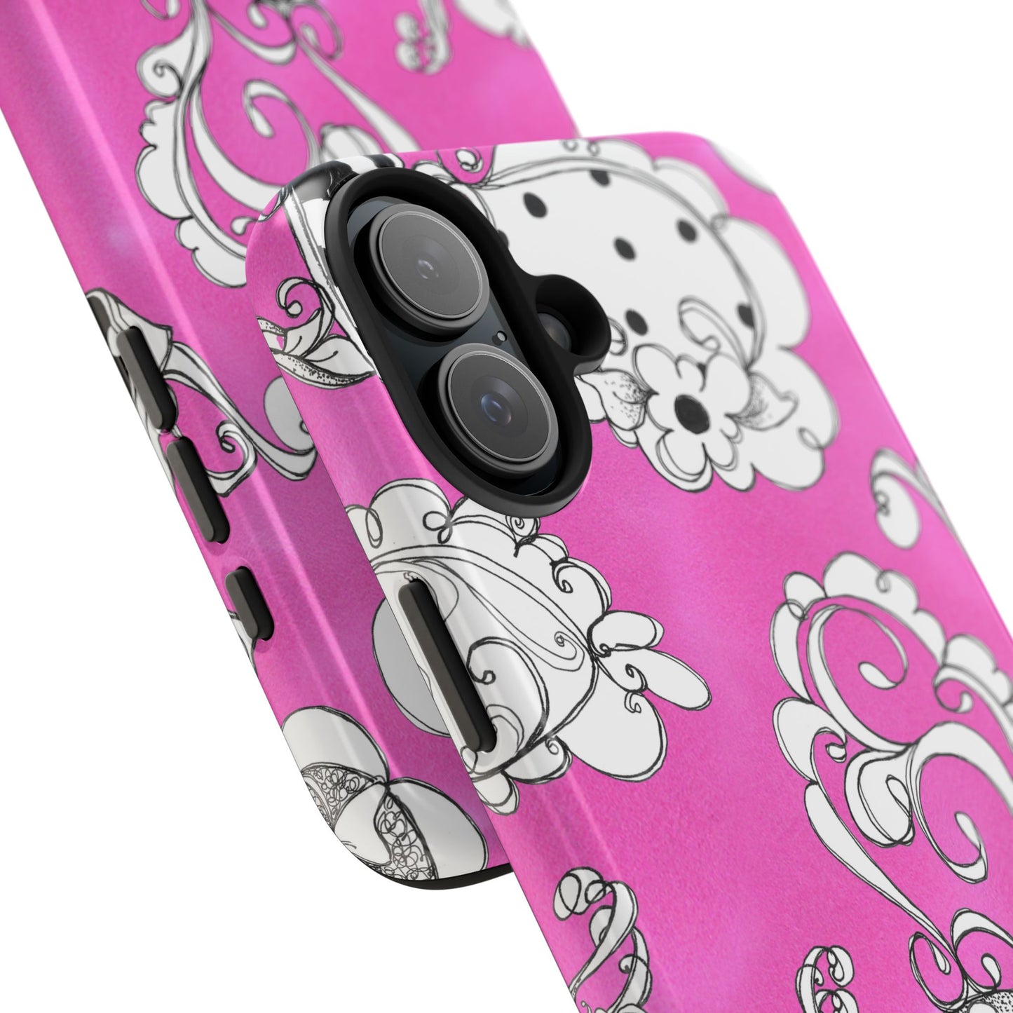 Bistro Chairs Pink Phone Case