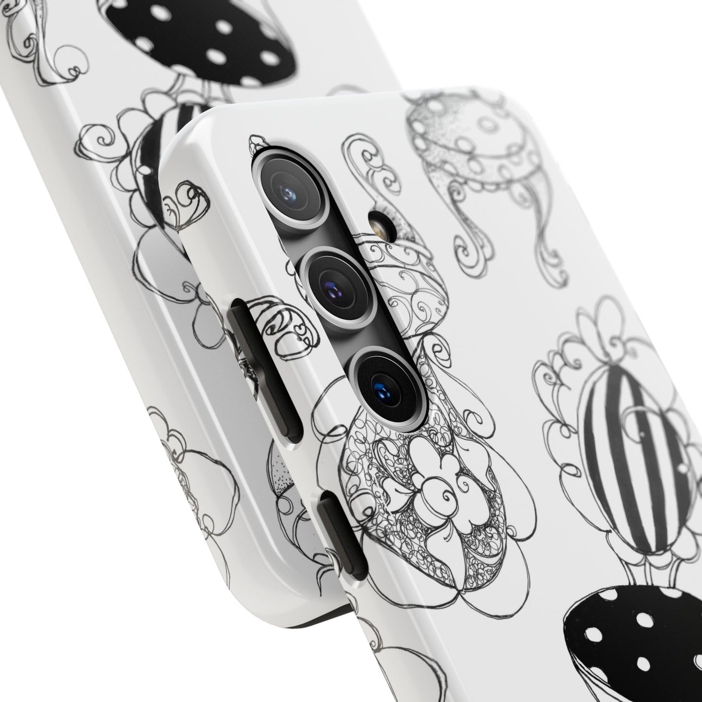 Bistro Chairs White Phone Case