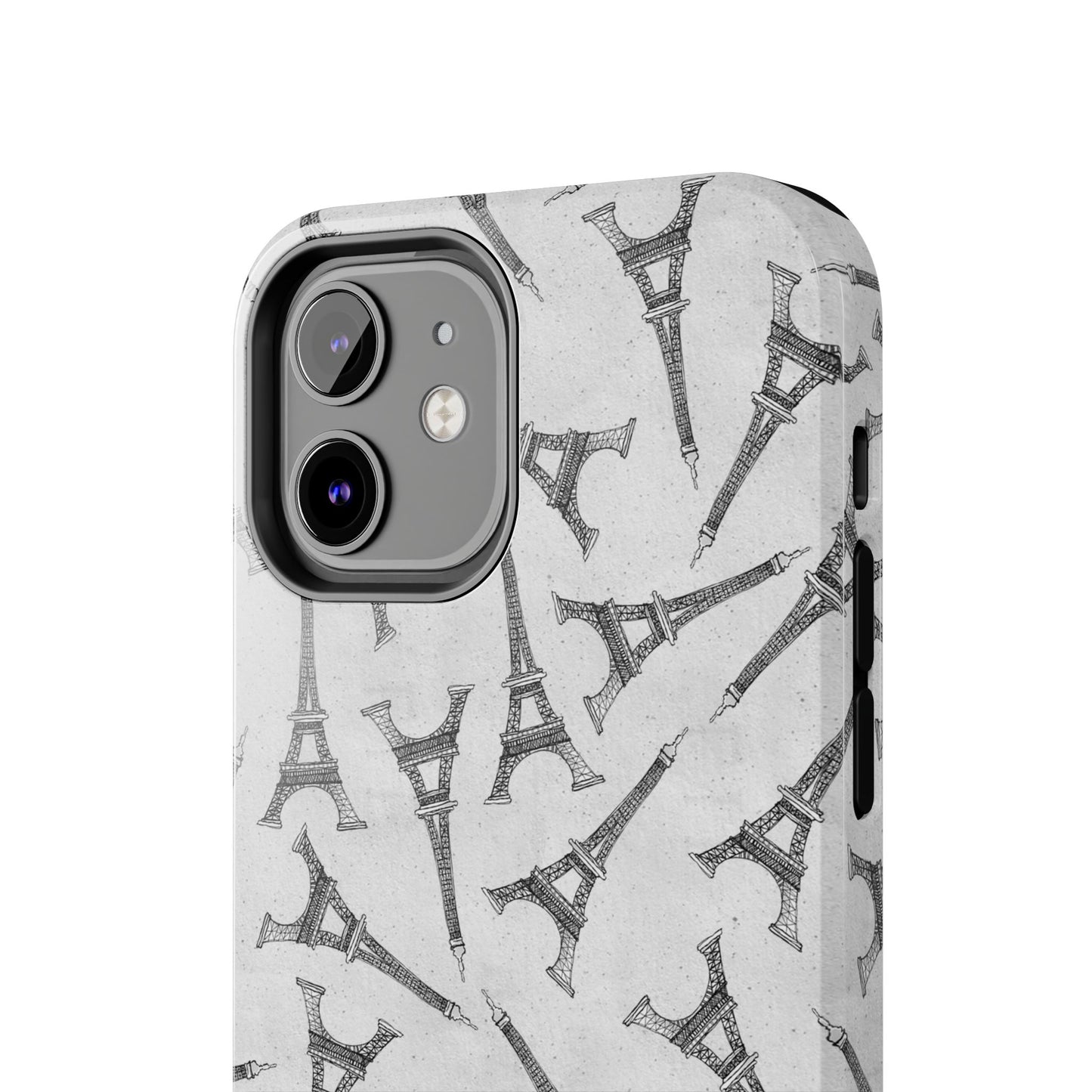 Eifelesque Silver Phone Case